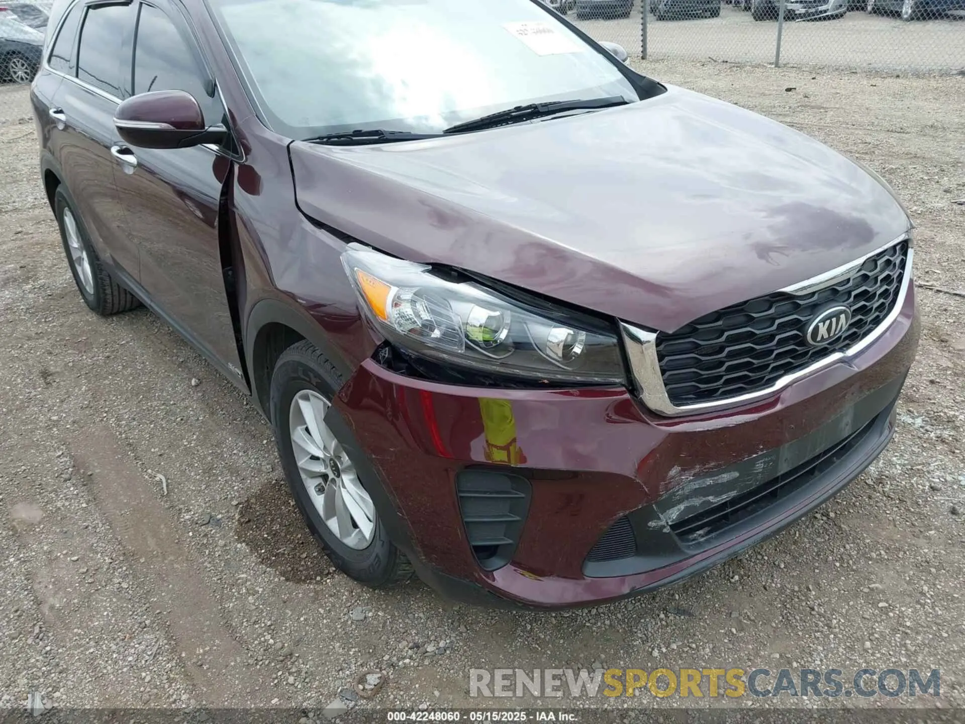 6 Photograph of a damaged car 5XYPGDA55KG447576 KIA SORENTO 2019