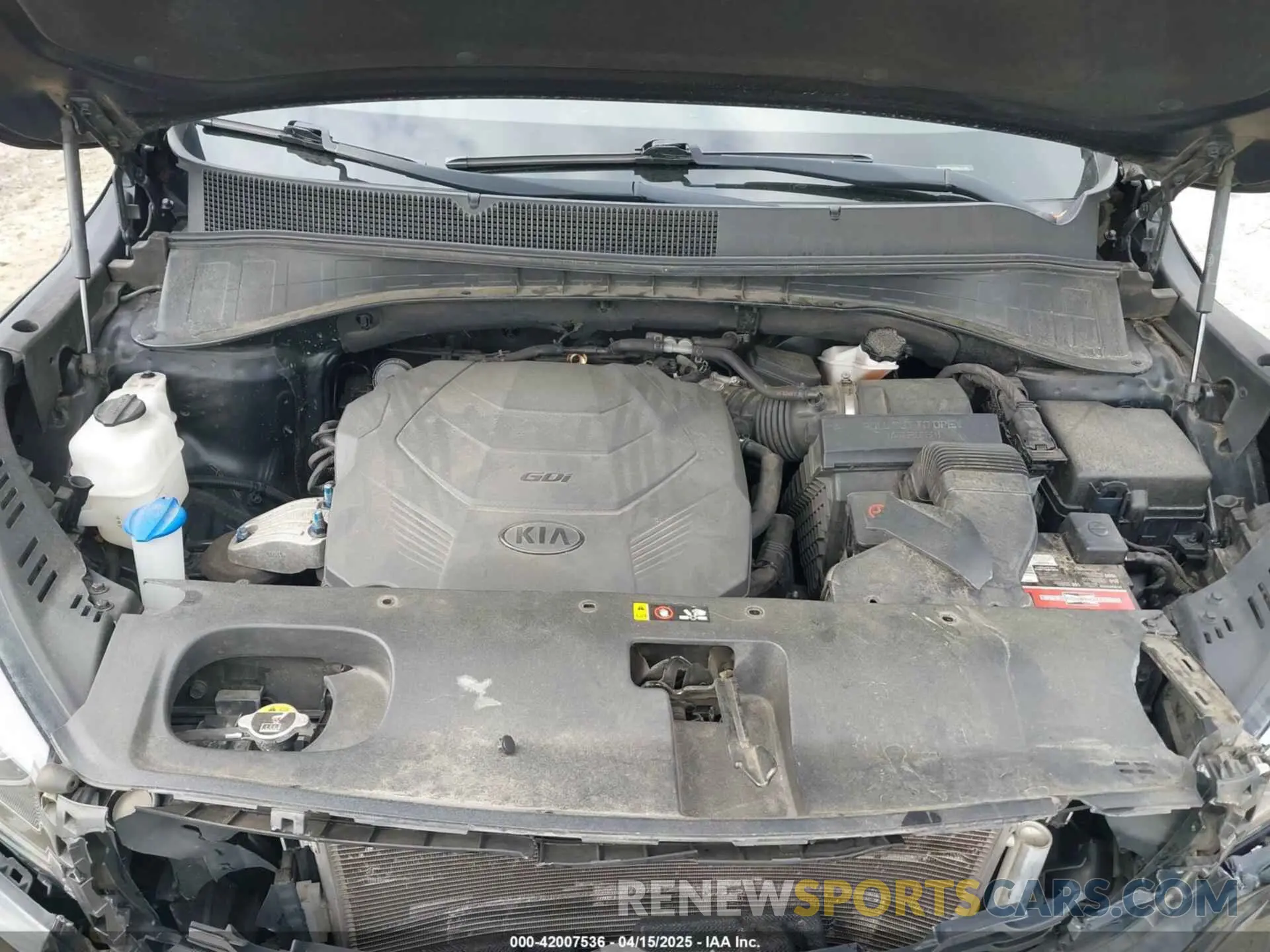 10 Photograph of a damaged car 5XYPGDA55KG487091 KIA SORENTO 2019