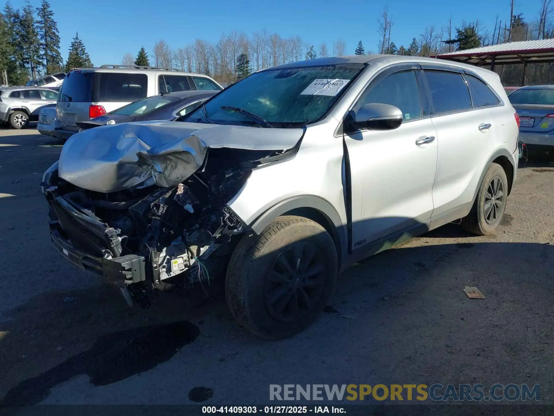 2 Photograph of a damaged car 5XYPGDA56KG506179 KIA SORENTO 2019