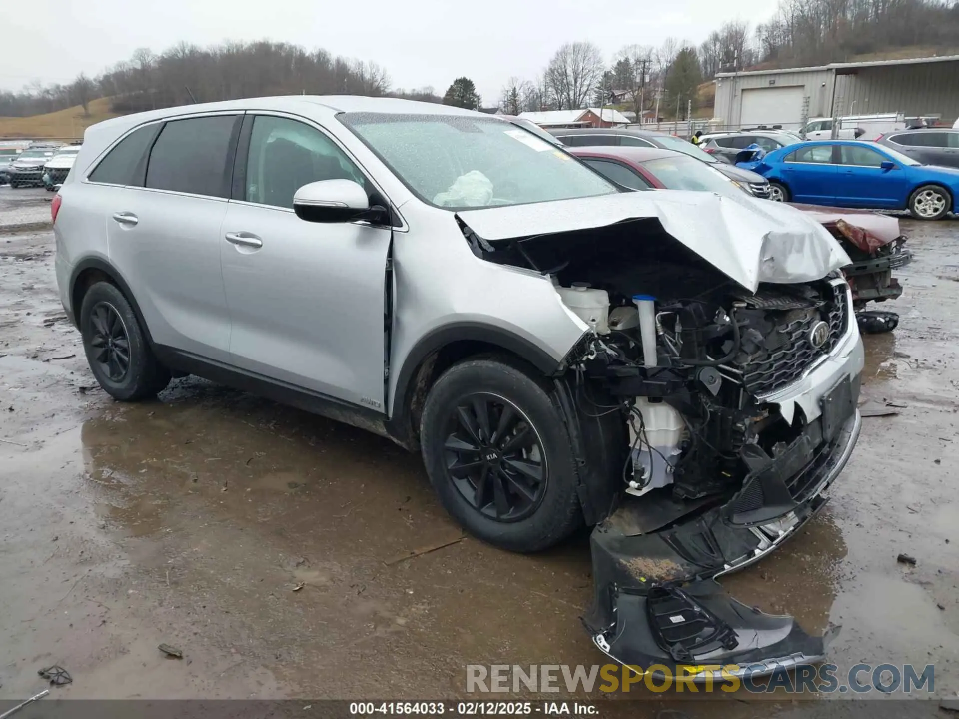 1 Photograph of a damaged car 5XYPGDA57KG484161 KIA SORENTO 2019