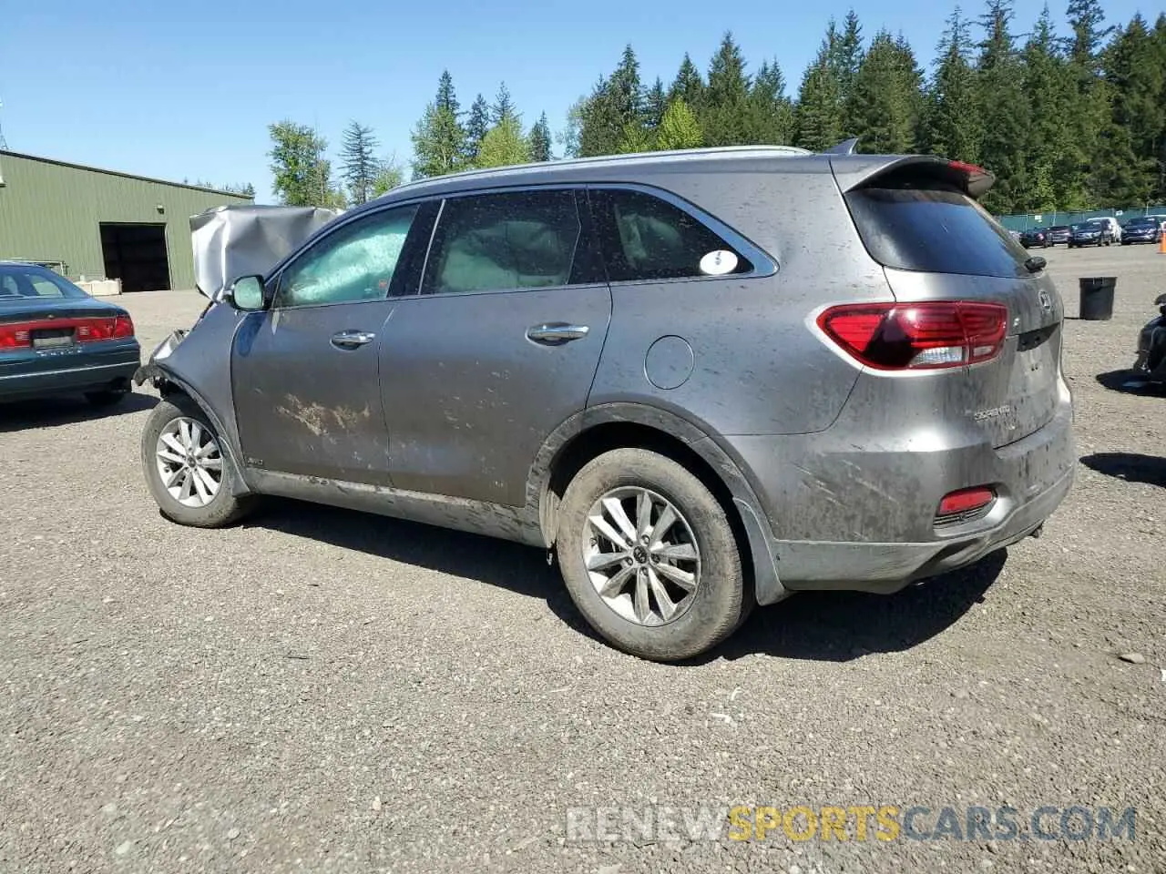 2 Photograph of a damaged car 5XYPGDA59KG450531 KIA SORENTO 2019