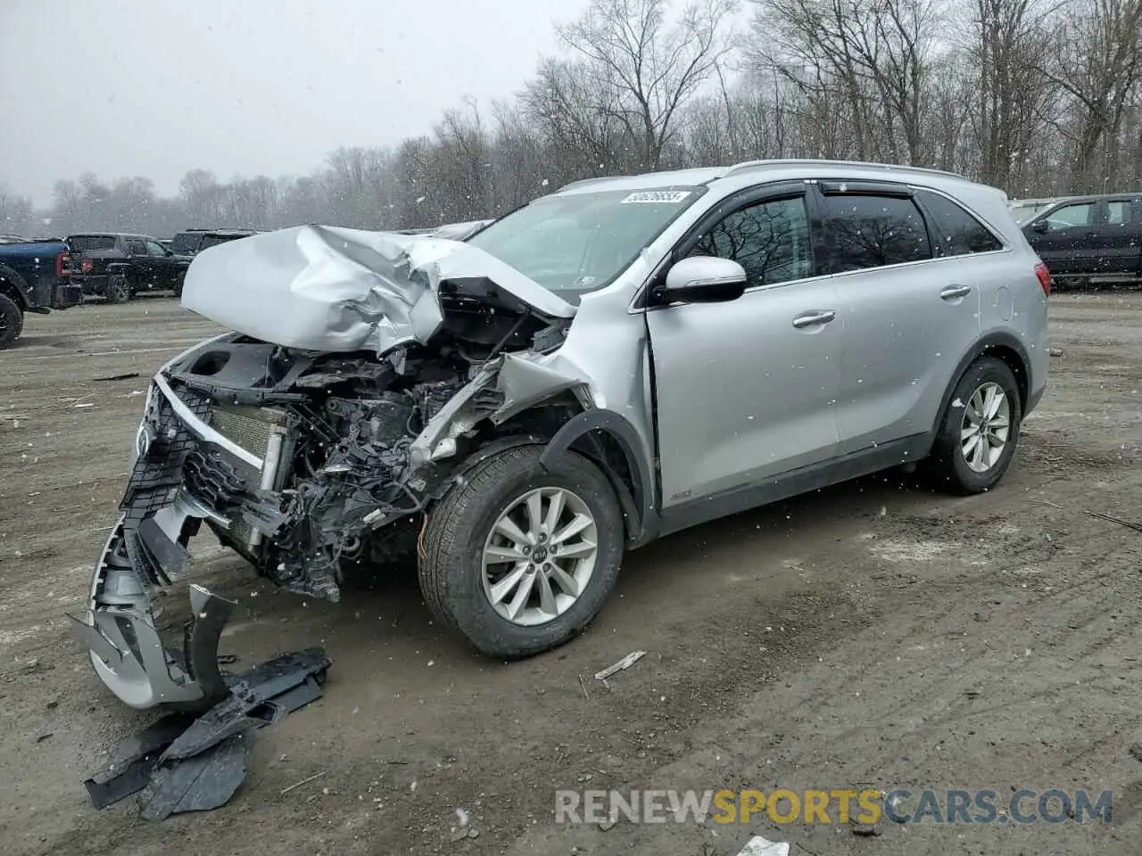 1 Photograph of a damaged car 5XYPGDA59KG544134 KIA SORENTO 2019