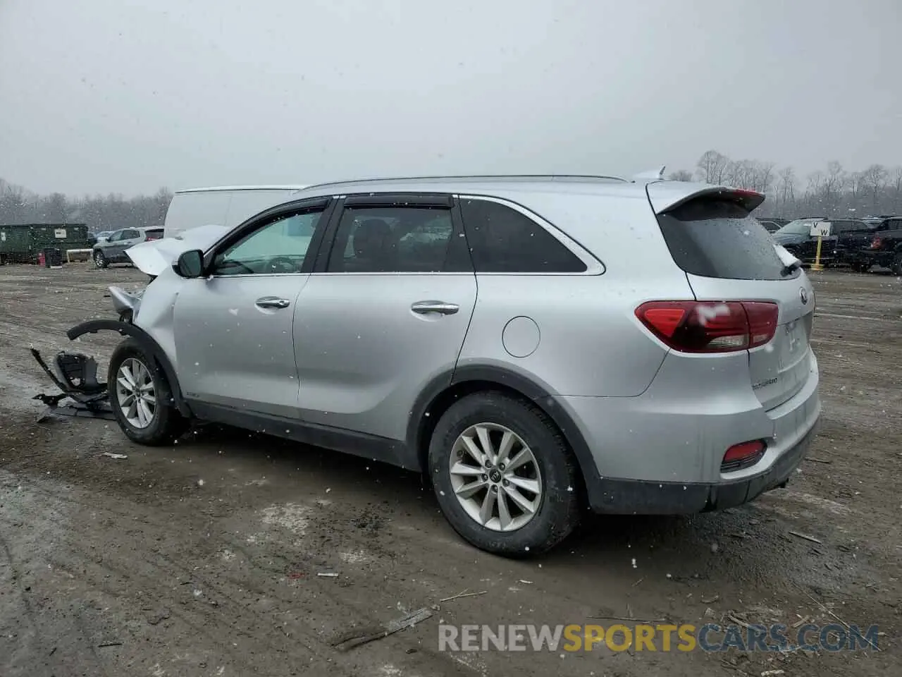 2 Photograph of a damaged car 5XYPGDA59KG544134 KIA SORENTO 2019