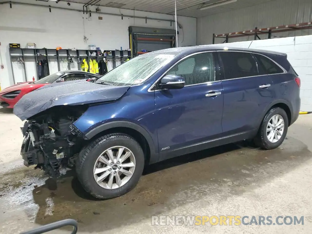 1 Photograph of a damaged car 5XYPGDA5XKG466821 KIA SORENTO 2019