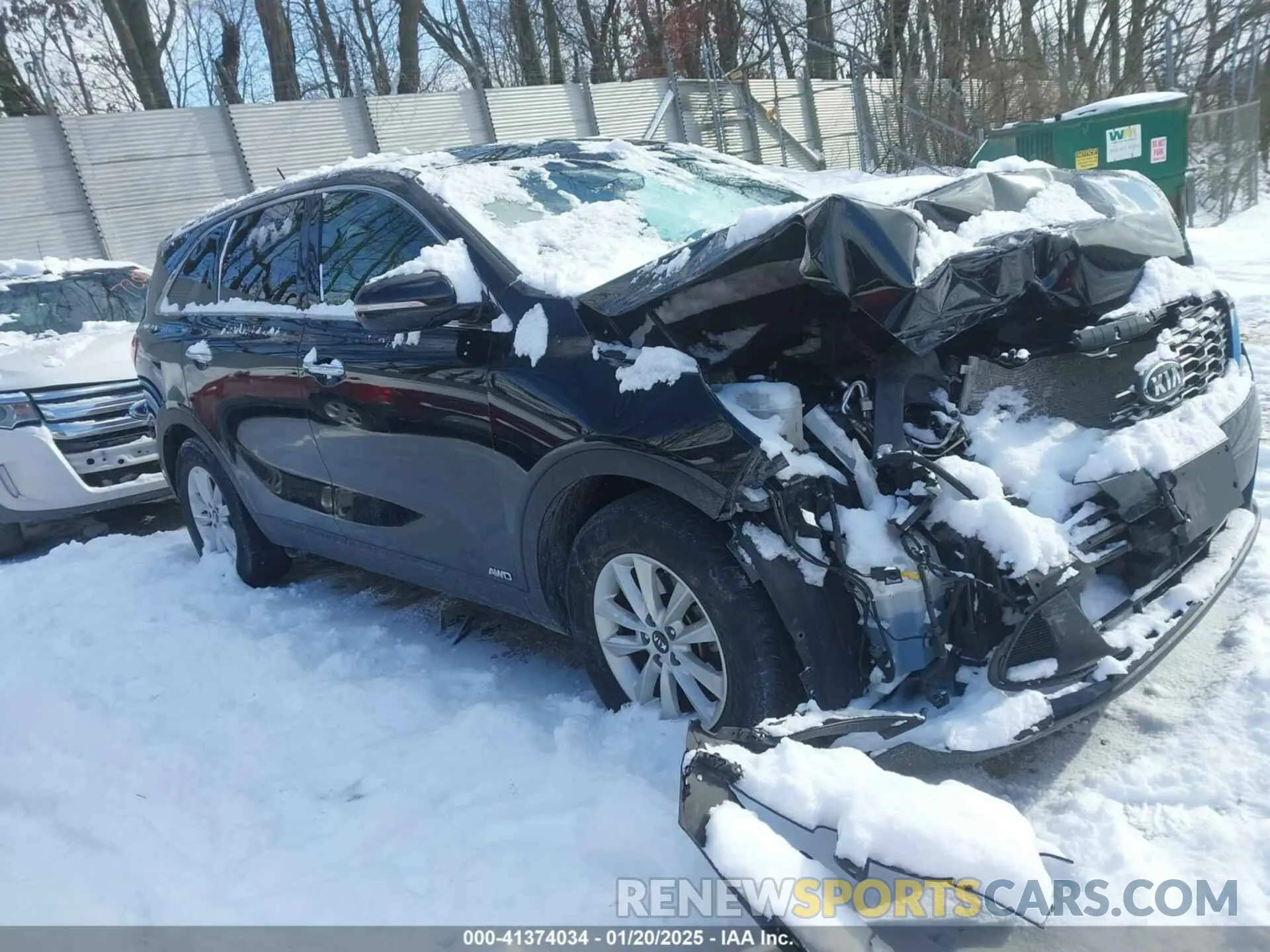 1 Photograph of a damaged car 5XYPGDA5XKG558947 KIA SORENTO 2019
