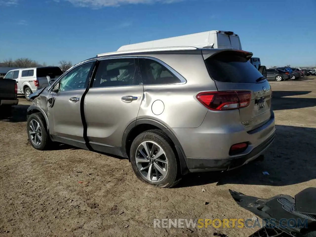 2 Photograph of a damaged car 5XYPH4A50KG456666 KIA SORENTO 2019