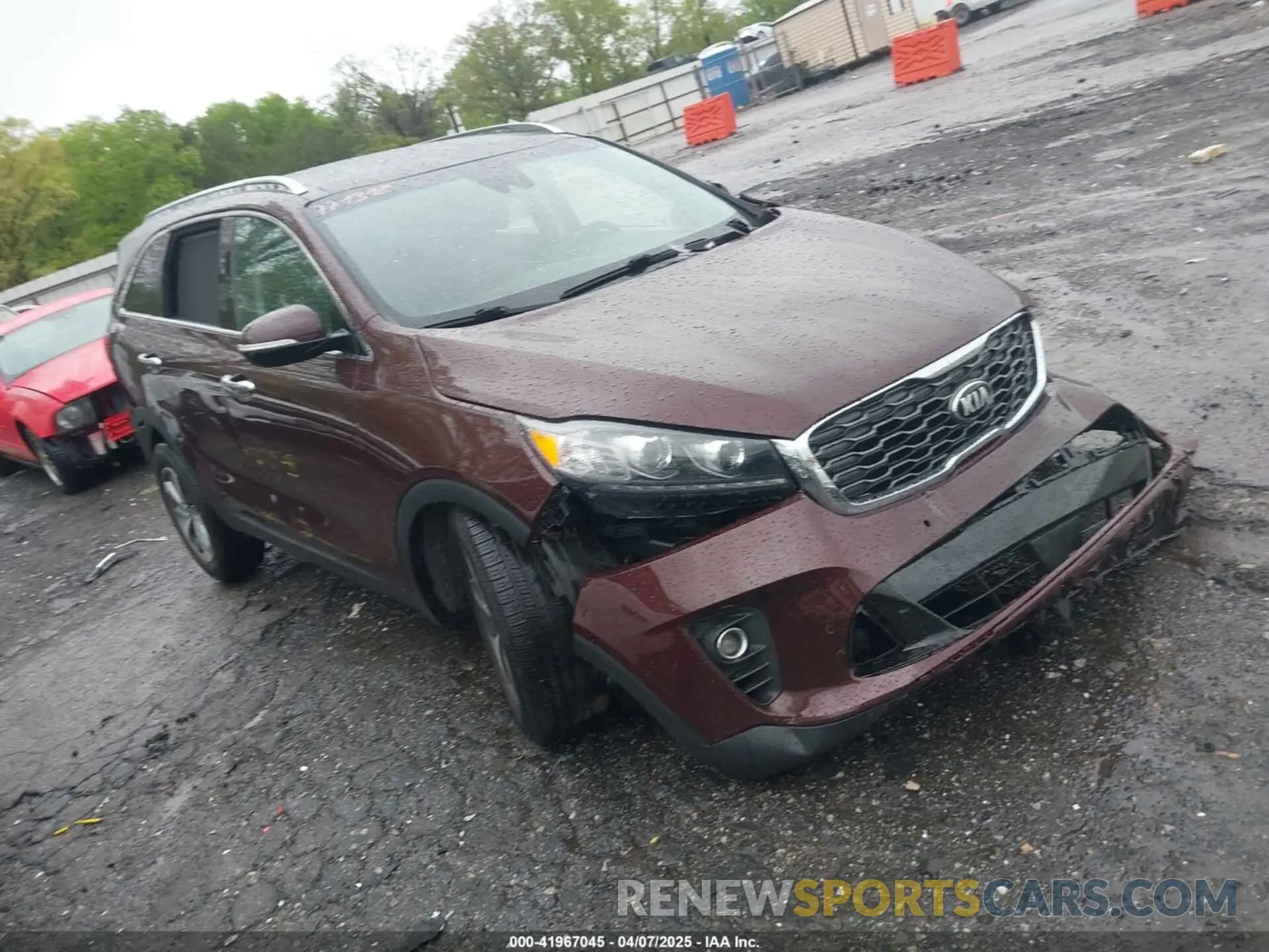 1 Photograph of a damaged car 5XYPH4A50KG473449 KIA SORENTO 2019