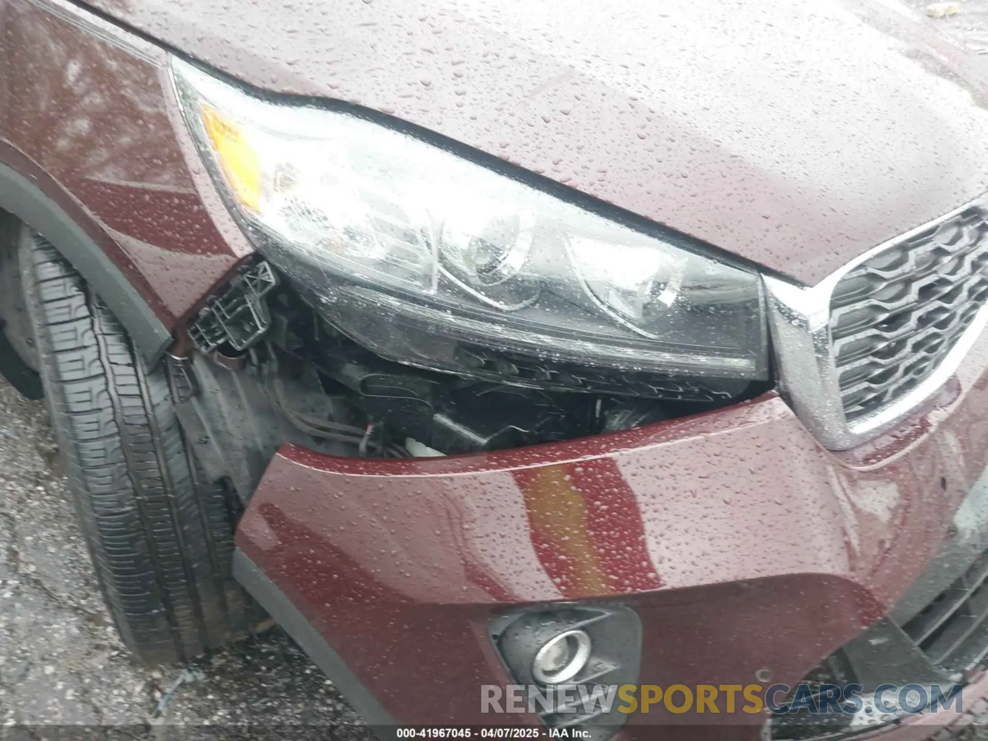 16 Photograph of a damaged car 5XYPH4A50KG473449 KIA SORENTO 2019