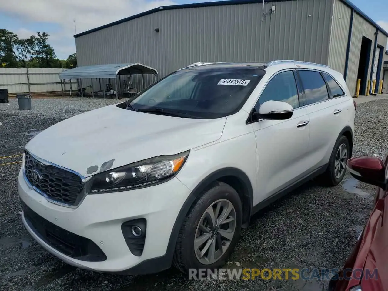 1 Photograph of a damaged car 5XYPH4A50KG501119 KIA SORENTO 2019