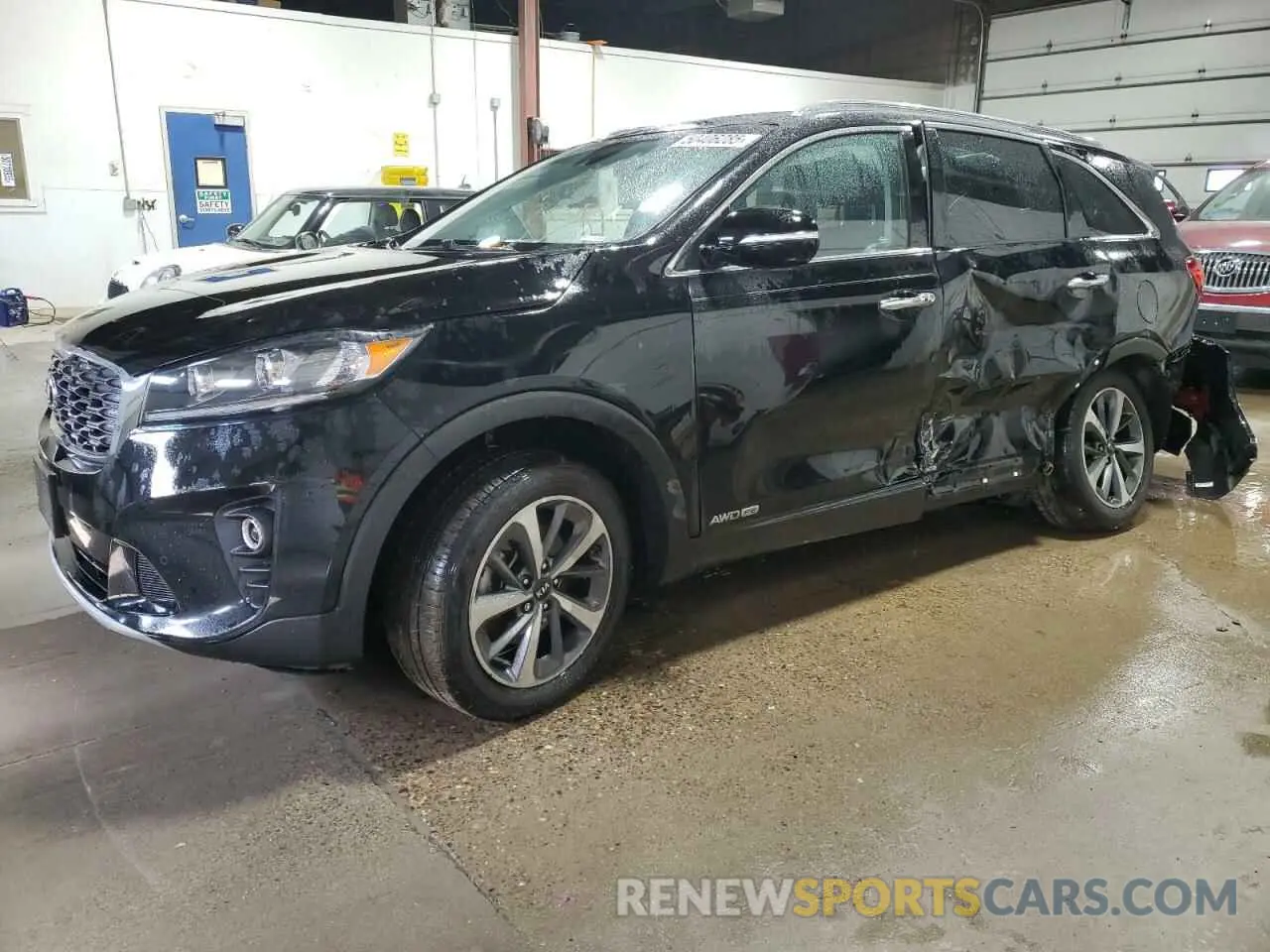 1 Photograph of a damaged car 5XYPH4A50KG515490 KIA SORENTO 2019