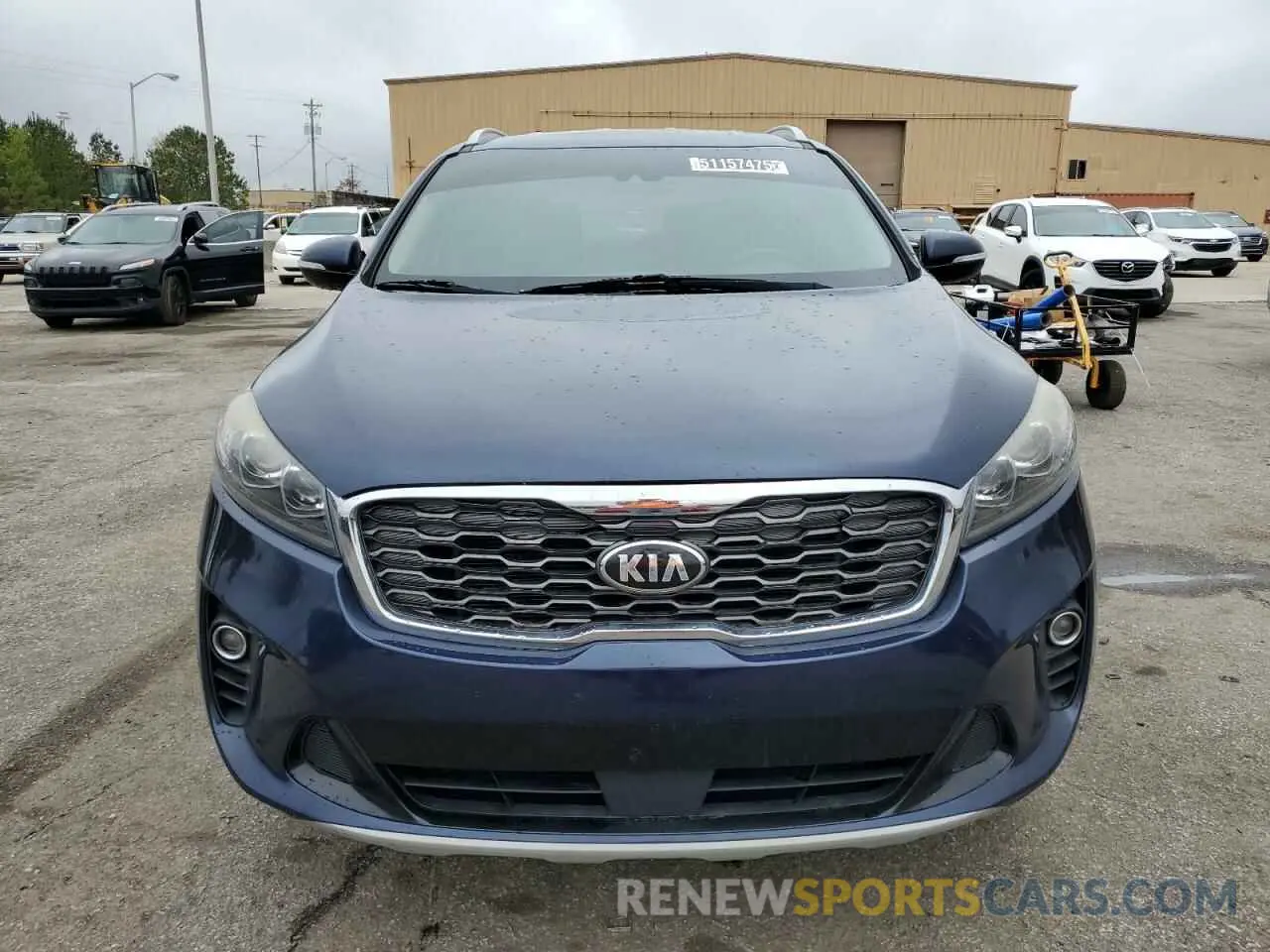 5 Photograph of a damaged car 5XYPH4A51KG471418 KIA SORENTO 2019