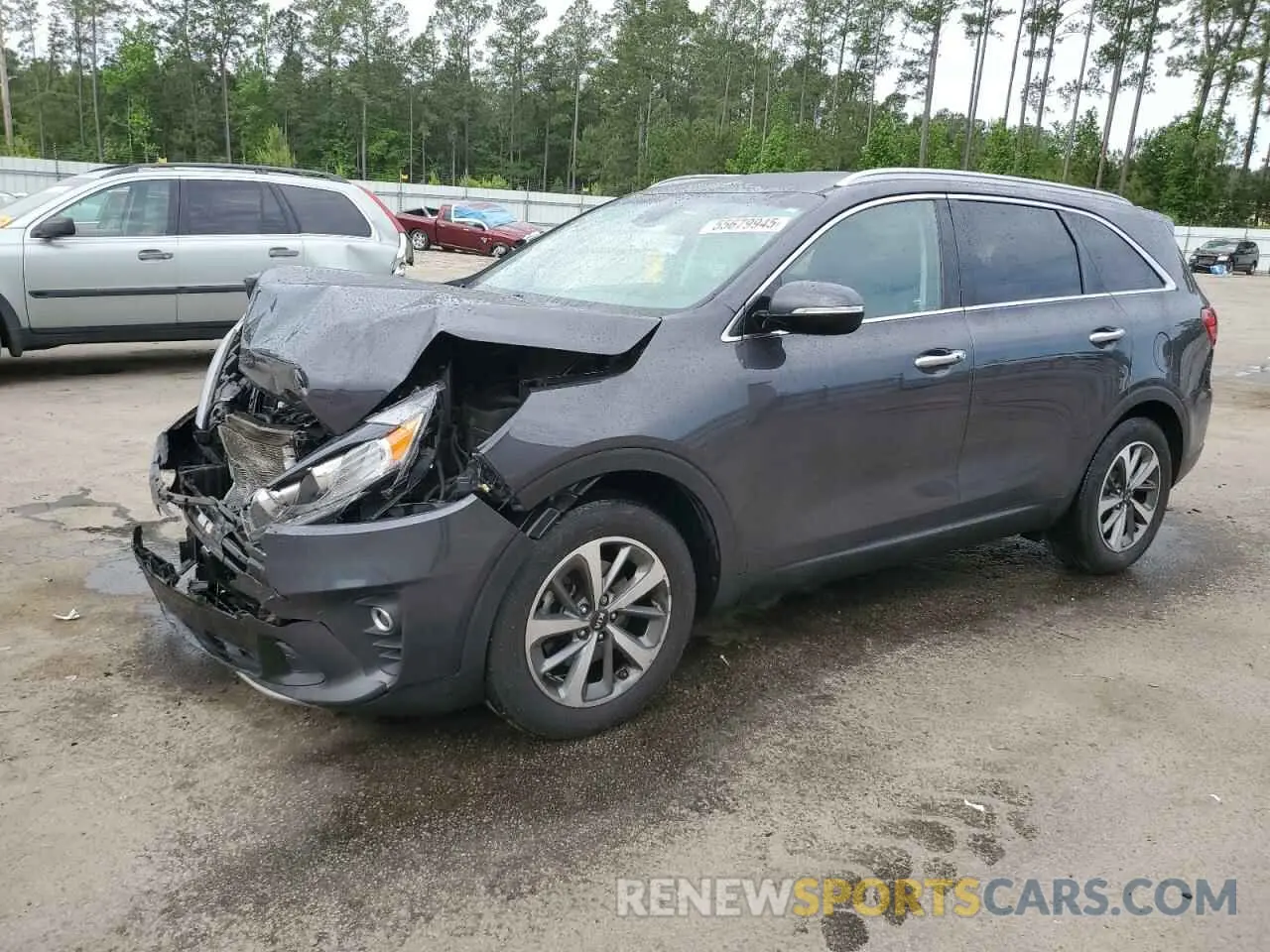 1 Photograph of a damaged car 5XYPH4A52KG453042 KIA SORENTO 2019