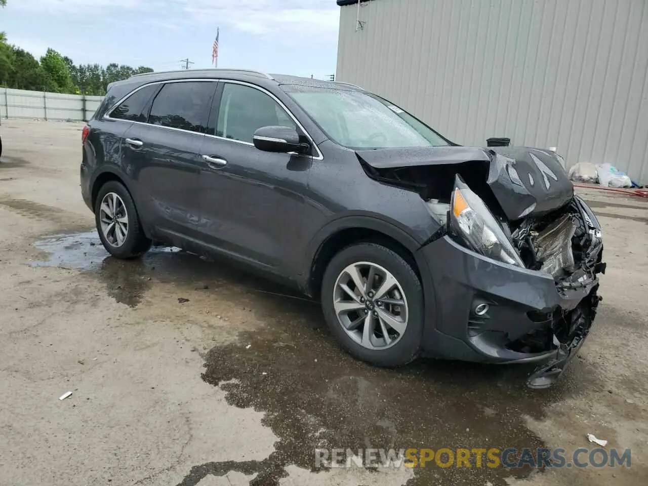 4 Photograph of a damaged car 5XYPH4A52KG453042 KIA SORENTO 2019