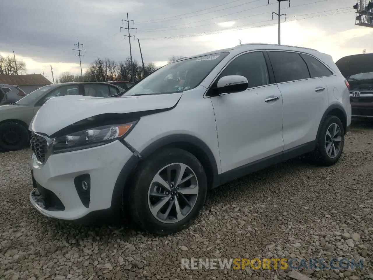 1 Photograph of a damaged car 5XYPH4A52KG504121 KIA SORENTO 2019