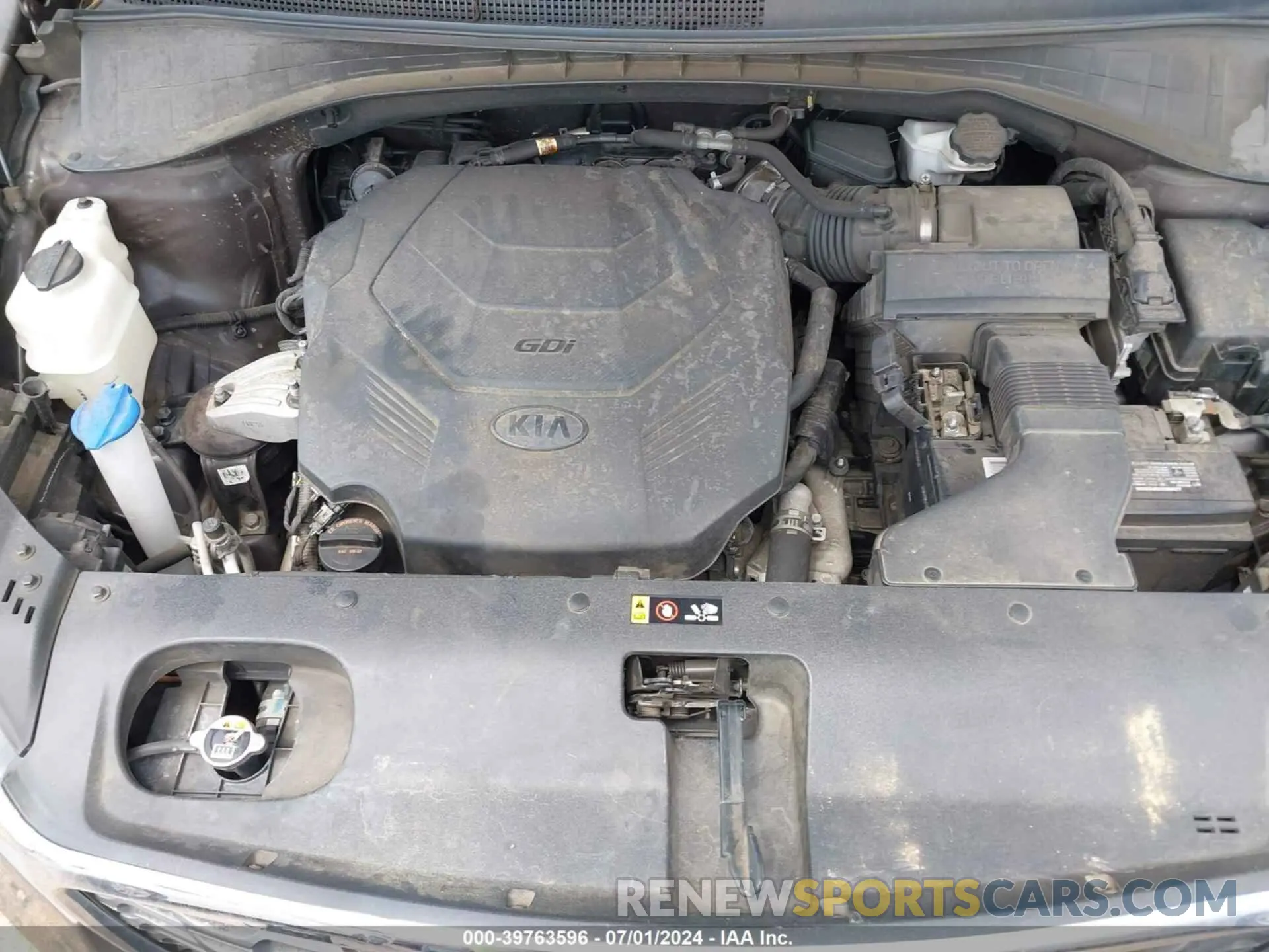 10 Photograph of a damaged car 5XYPH4A52KG532050 KIA SORENTO 2019