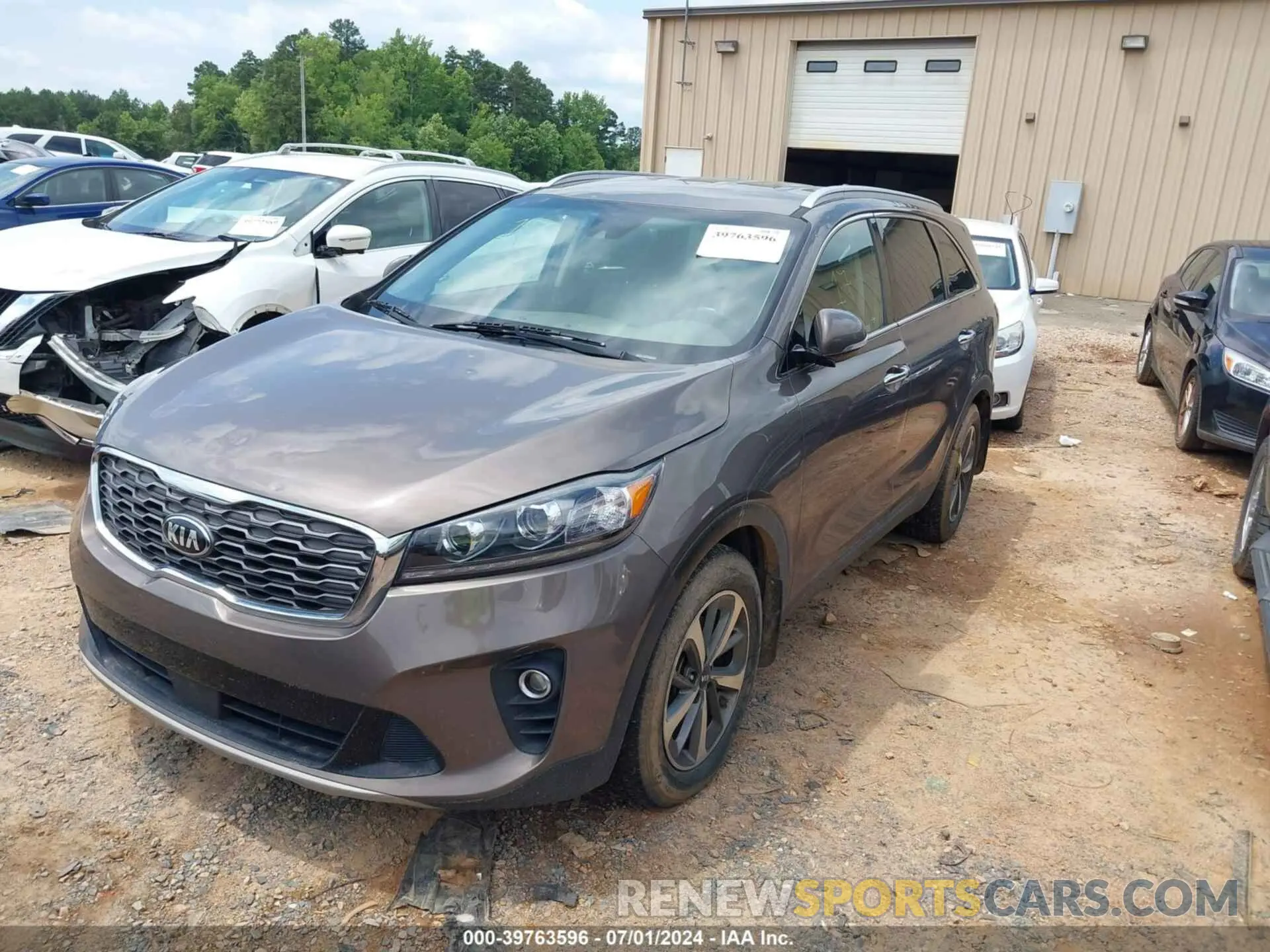 2 Photograph of a damaged car 5XYPH4A52KG532050 KIA SORENTO 2019