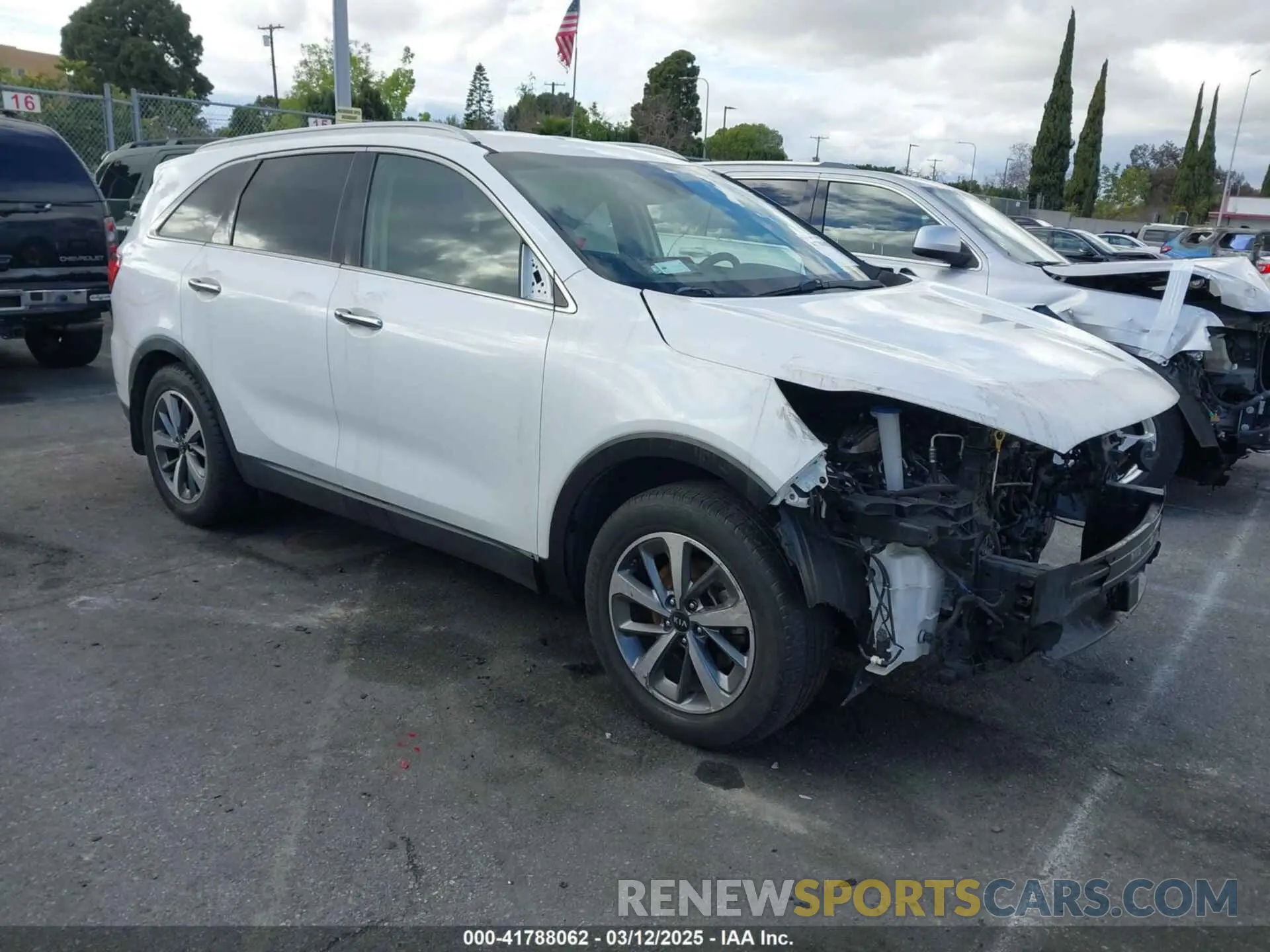 1 Photograph of a damaged car 5XYPH4A53KG504421 KIA SORENTO 2019