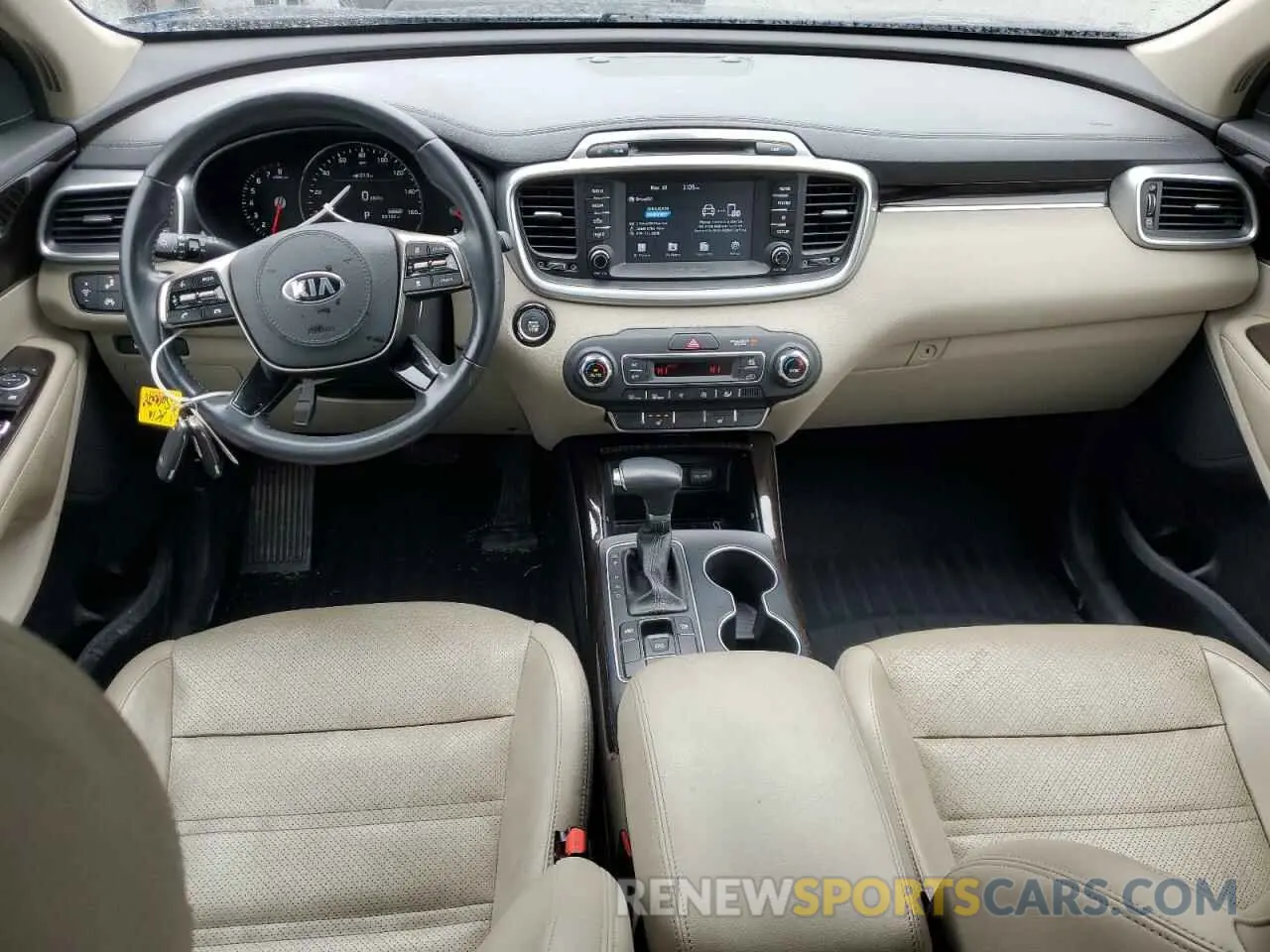 8 Photograph of a damaged car 5XYPH4A54KG447534 KIA SORENTO 2019