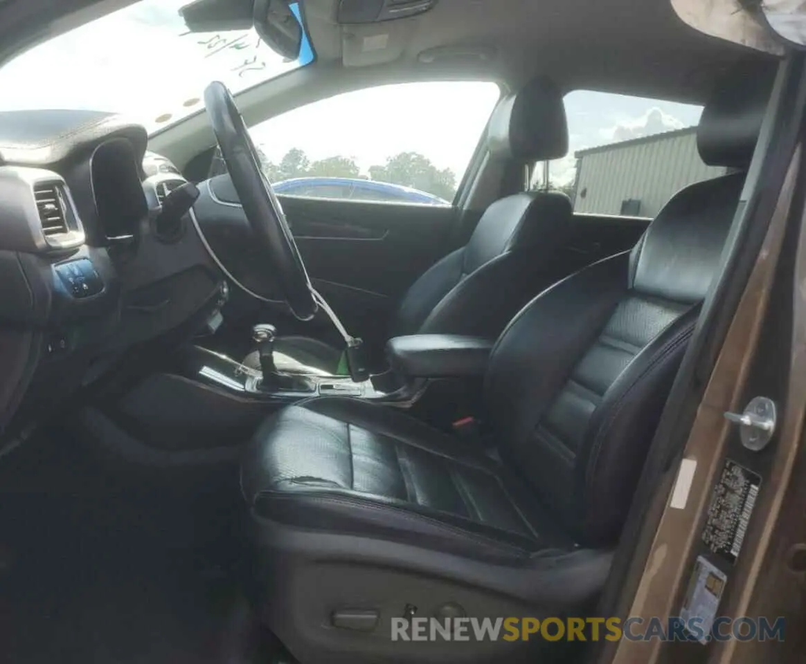 7 Photograph of a damaged car 5XYPH4A54KG532678 KIA SORENTO 2019