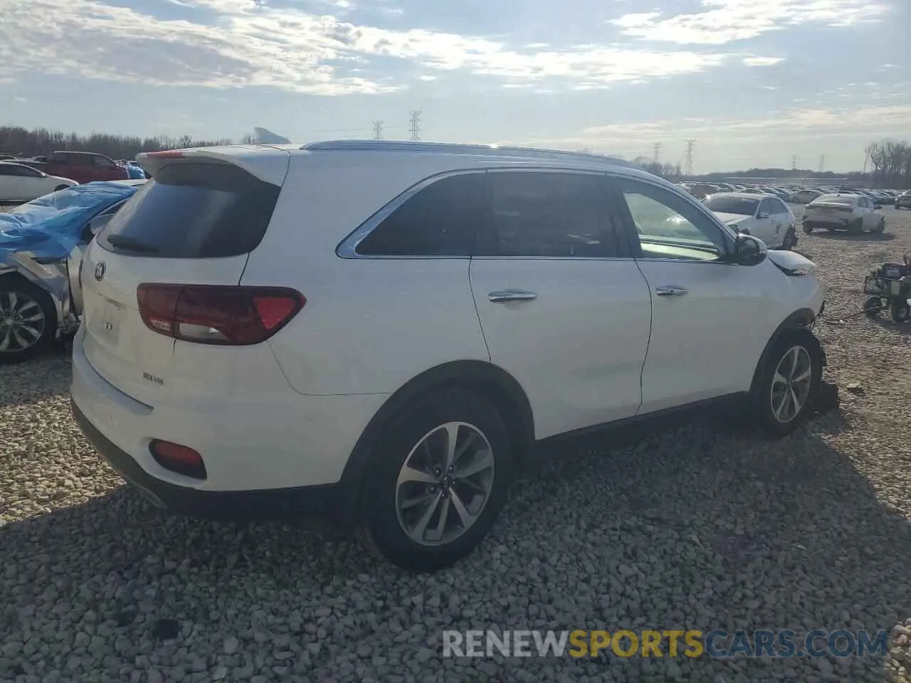 3 Photograph of a damaged car 5XYPH4A55KG499870 KIA SORENTO 2019