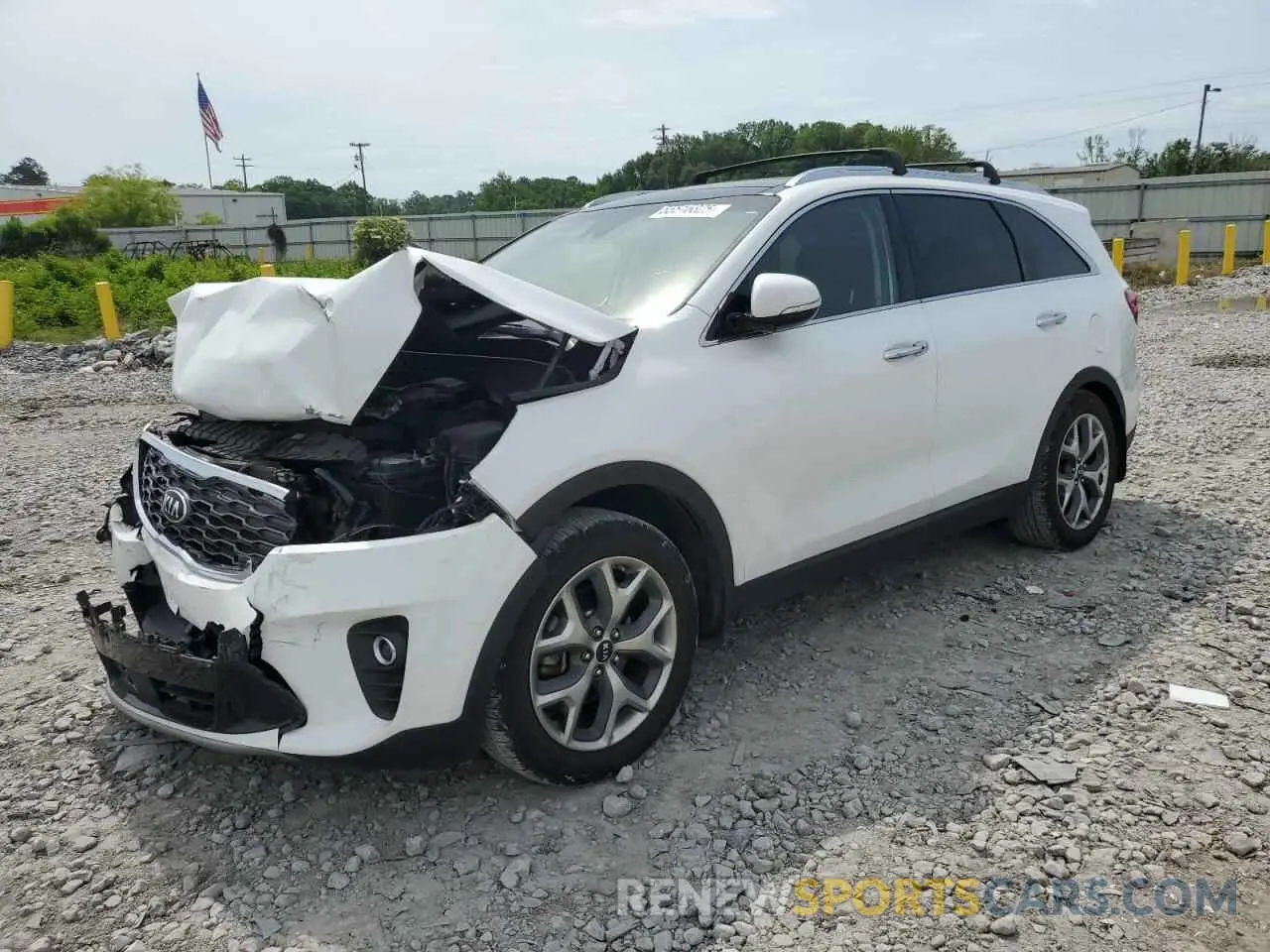 1 Photograph of a damaged car 5XYPH4A55KG590640 KIA SORENTO 2019