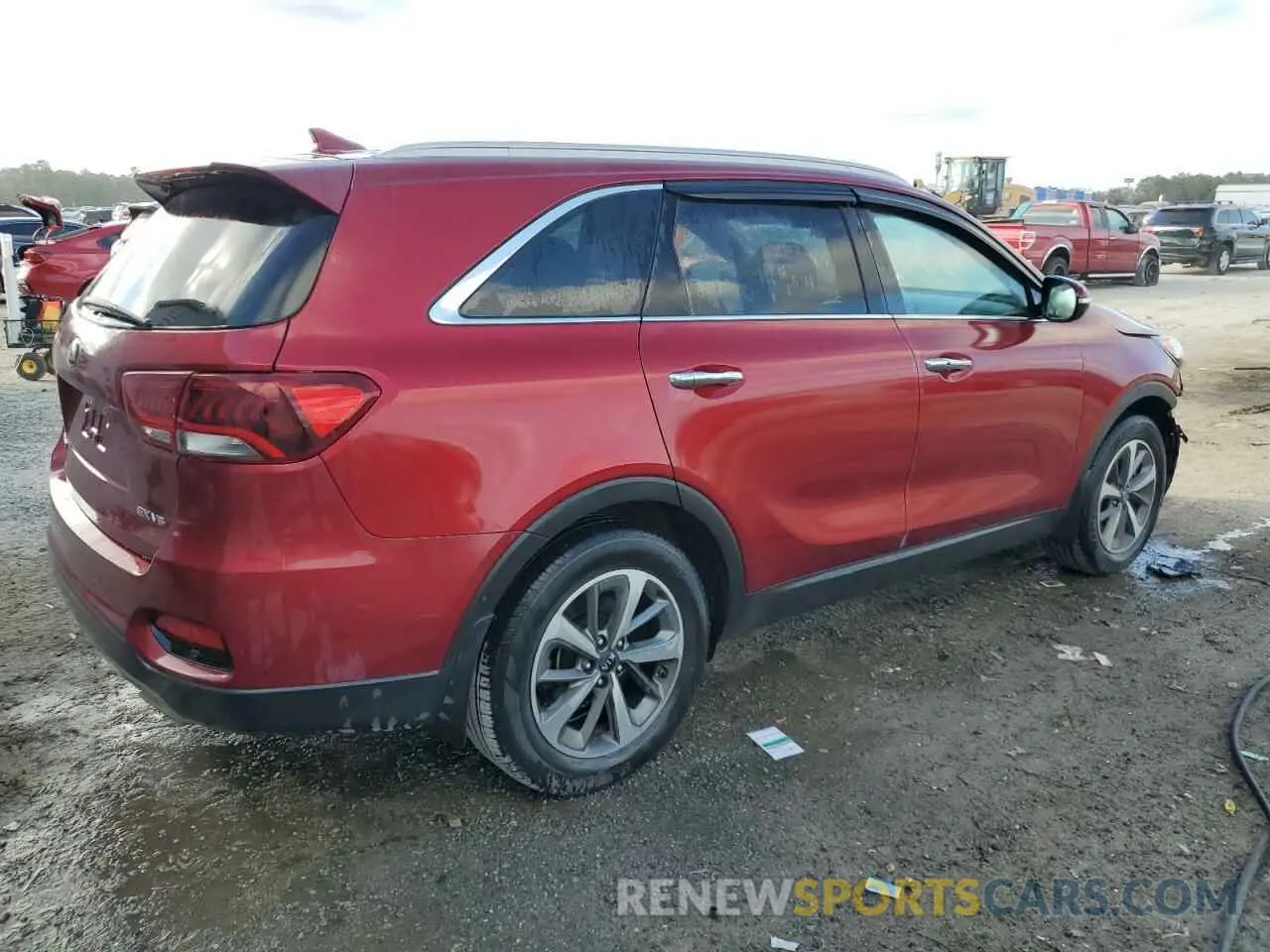 3 Photograph of a damaged car 5XYPH4A58KG463994 KIA SORENTO 2019