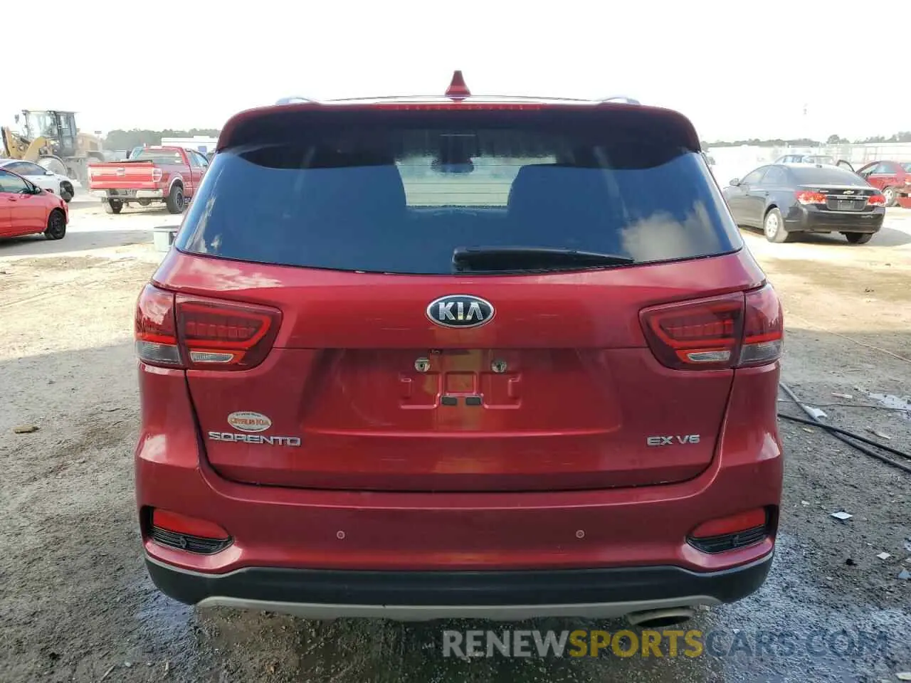 6 Photograph of a damaged car 5XYPH4A58KG463994 KIA SORENTO 2019