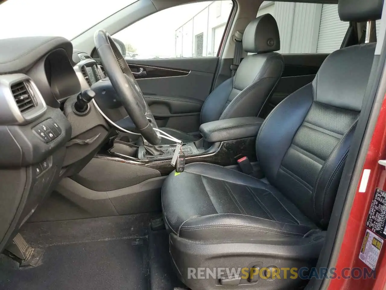 7 Photograph of a damaged car 5XYPH4A58KG463994 KIA SORENTO 2019