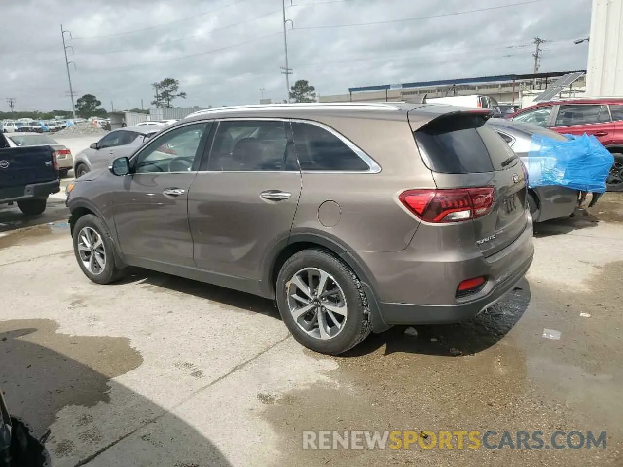 2 Photograph of a damaged car 5XYPH4A58KG529587 KIA SORENTO 2019
