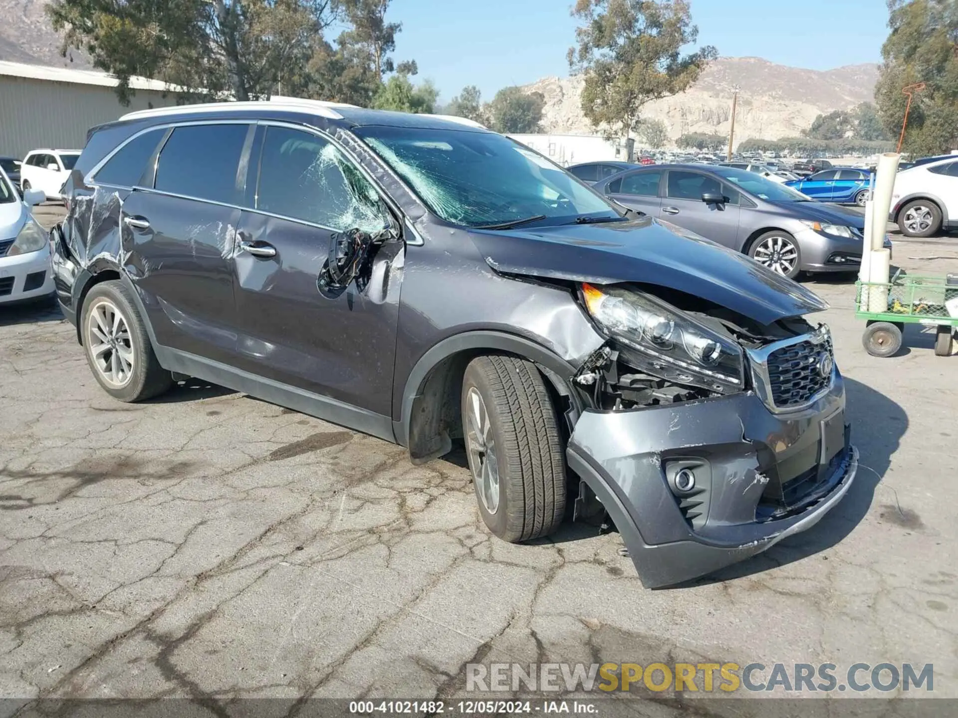 1 Photograph of a damaged car 5XYPH4A58KG541318 KIA SORENTO 2019
