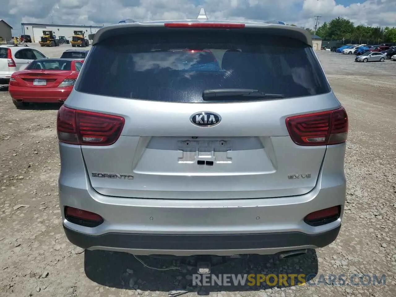 6 Photograph of a damaged car 5XYPHDA50KG597608 KIA SORENTO 2019