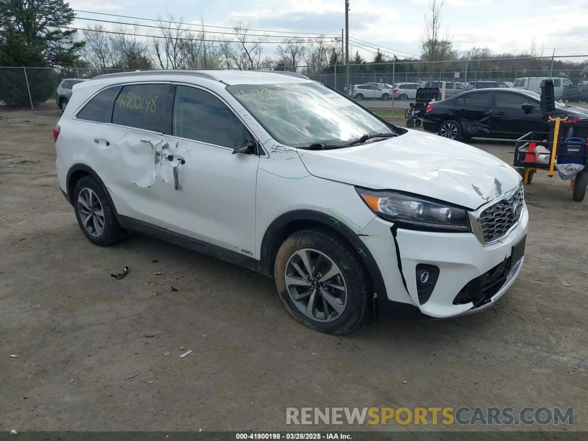 1 Photograph of a damaged car 5XYPHDA51KG500108 KIA SORENTO 2019