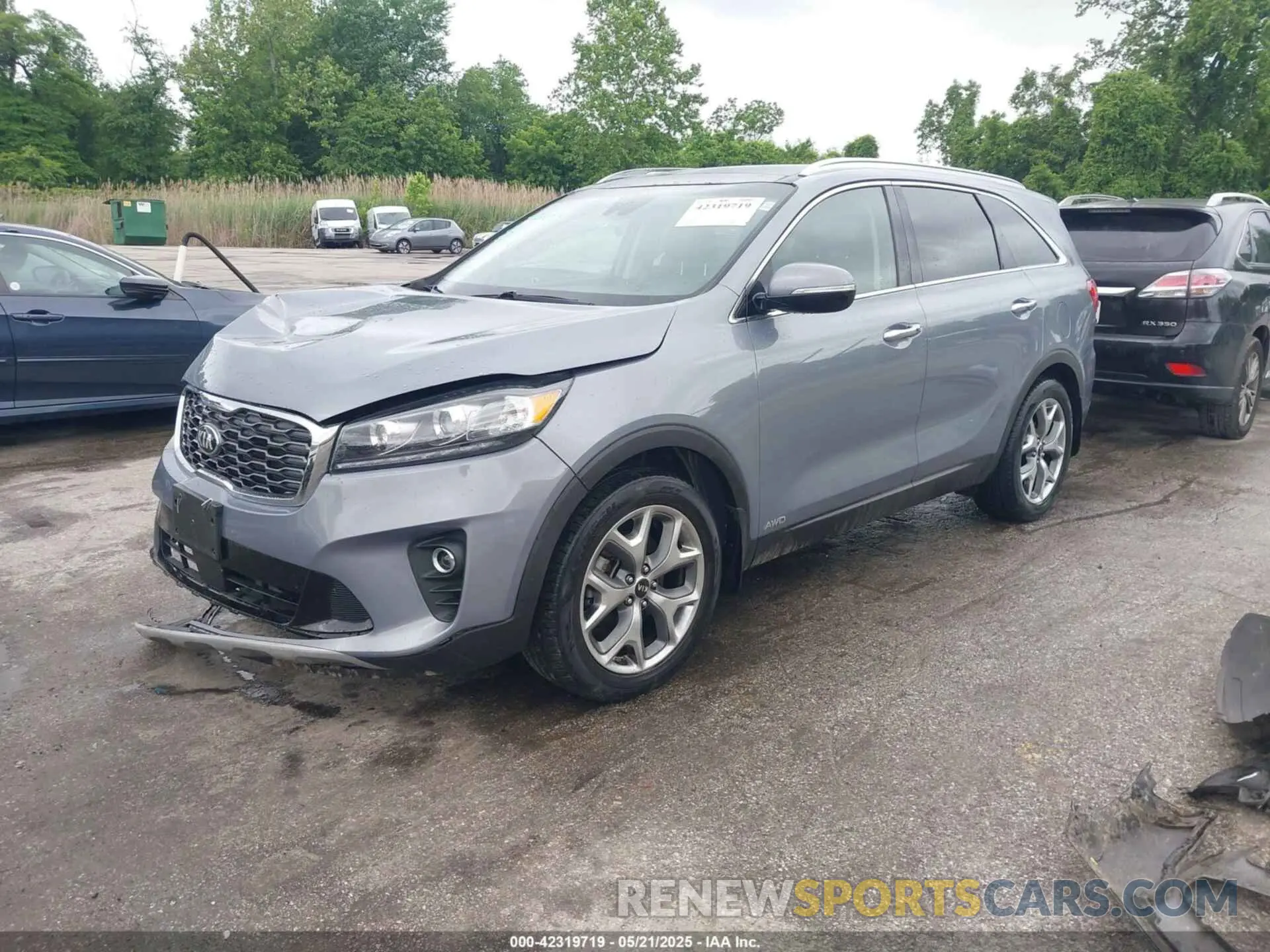 2 Photograph of a damaged car 5XYPHDA53KG604860 KIA SORENTO 2019