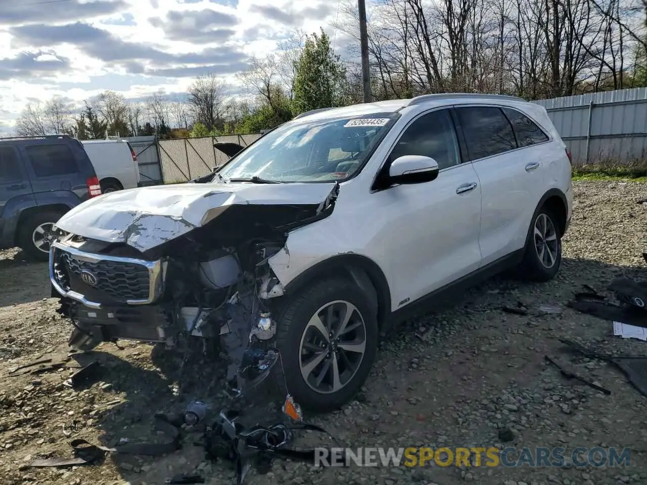 1 Photograph of a damaged car 5XYPHDA54KG533829 KIA SORENTO 2019