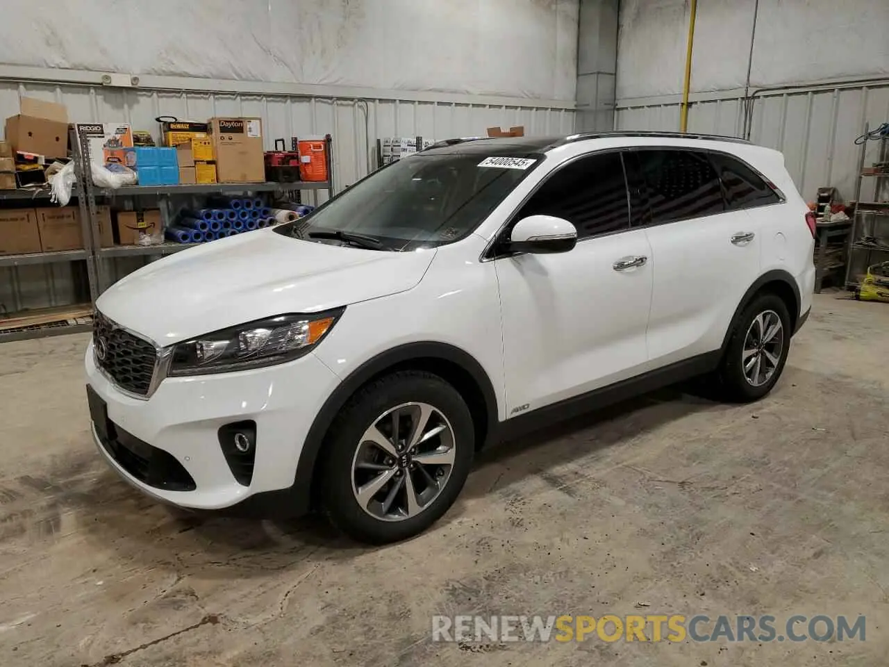 1 Photograph of a damaged car 5XYPHDA55KG473088 KIA SORENTO 2019