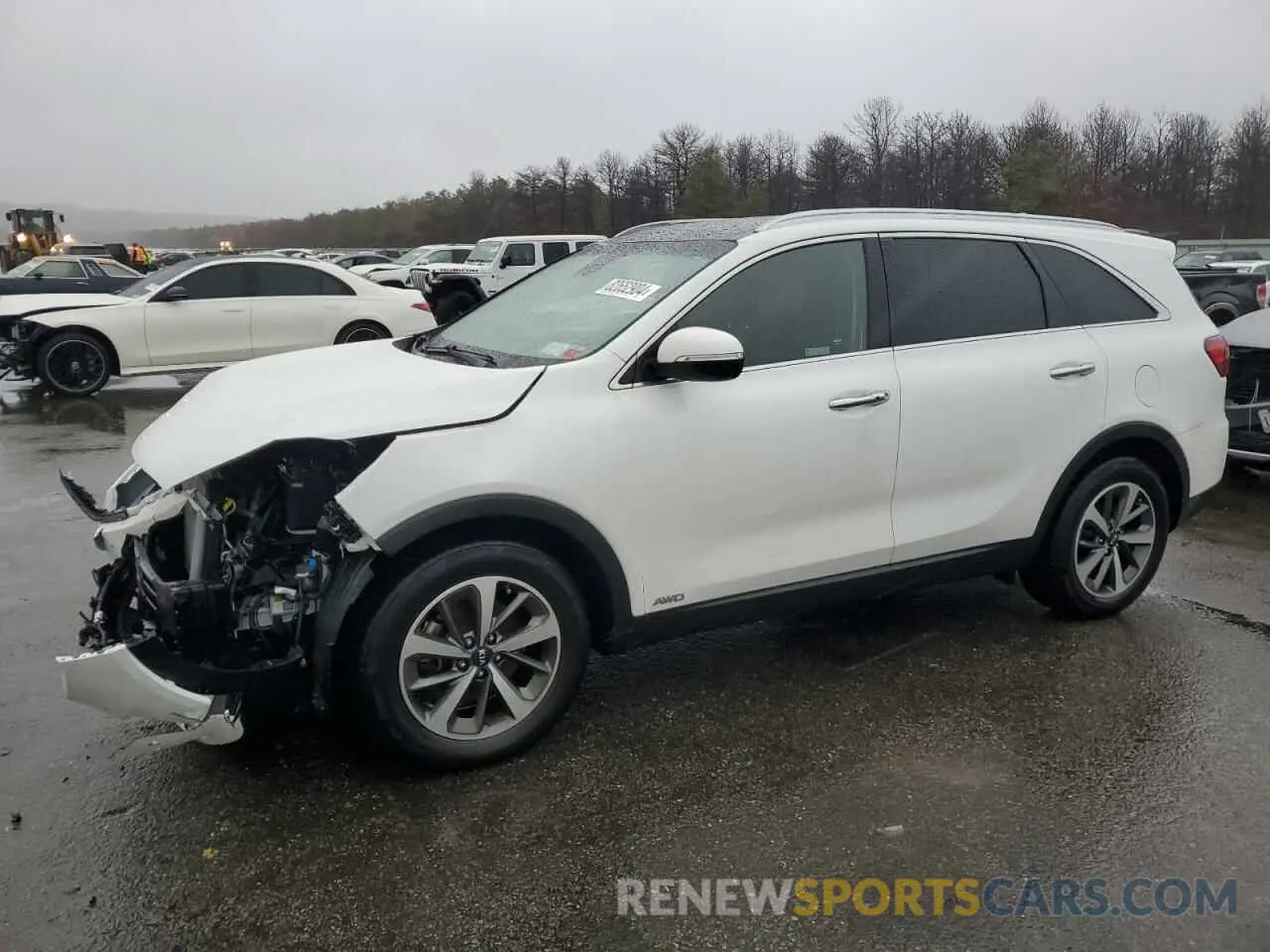 1 Photograph of a damaged car 5XYPHDA55KG528347 KIA SORENTO 2019