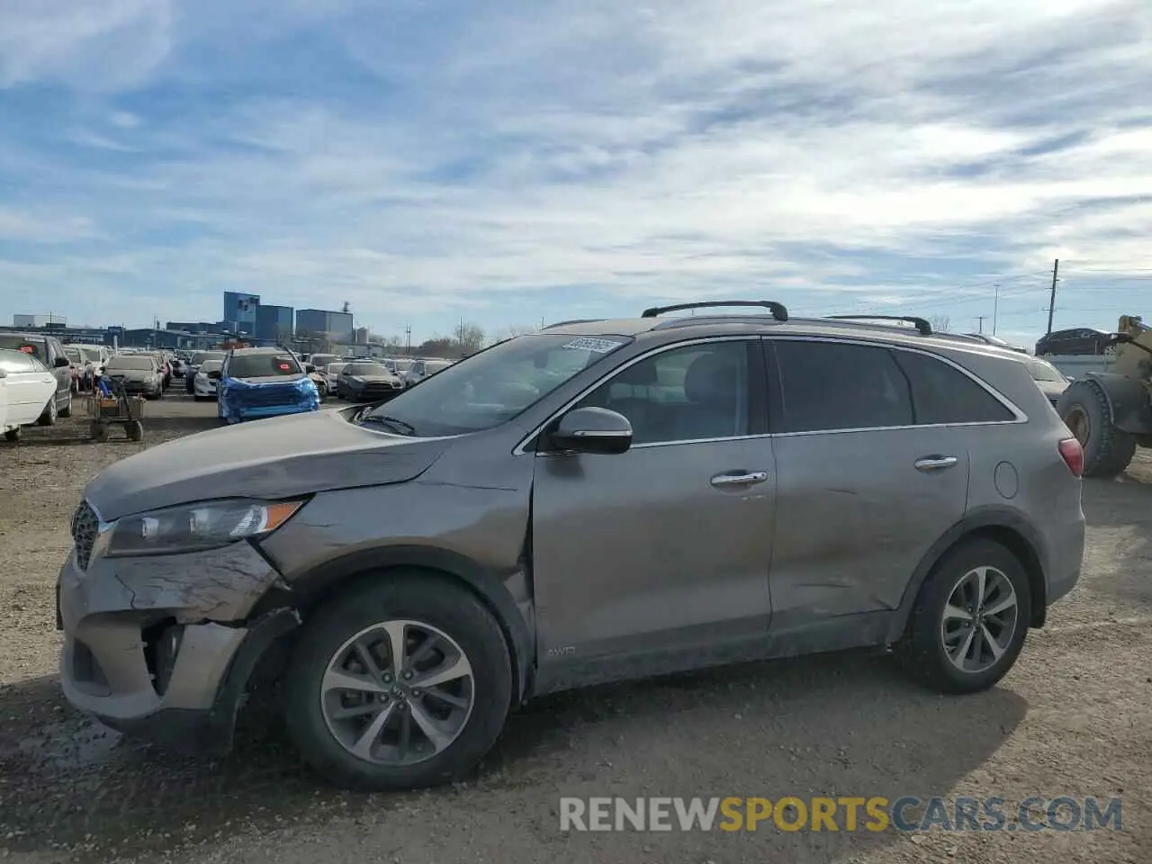 1 Photograph of a damaged car 5XYPHDA58KG501255 KIA SORENTO 2019