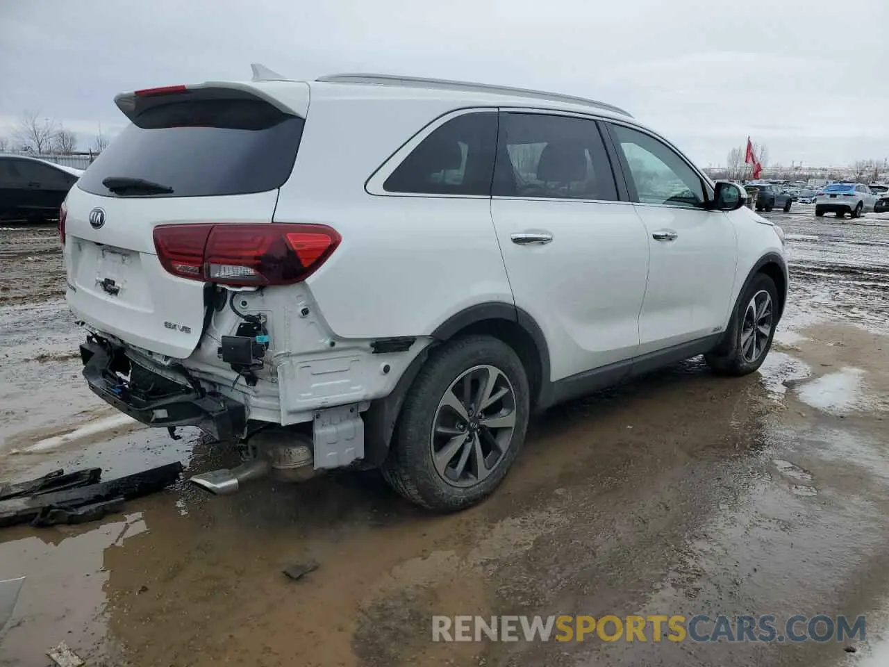 3 Photograph of a damaged car 5XYPHDA58KG588090 KIA SORENTO 2019