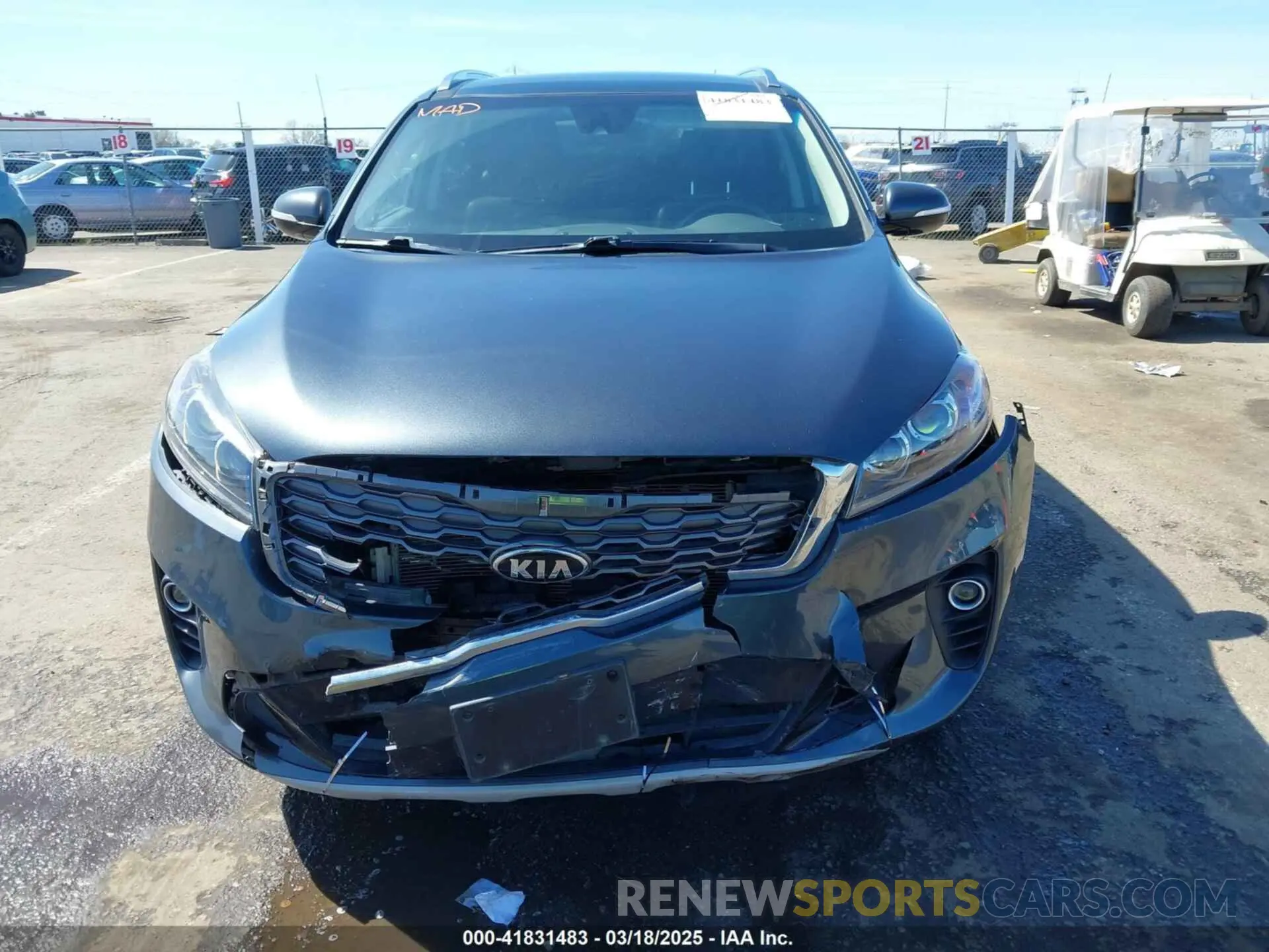 12 Photograph of a damaged car 5XYPHDA58KG608564 KIA SORENTO 2019