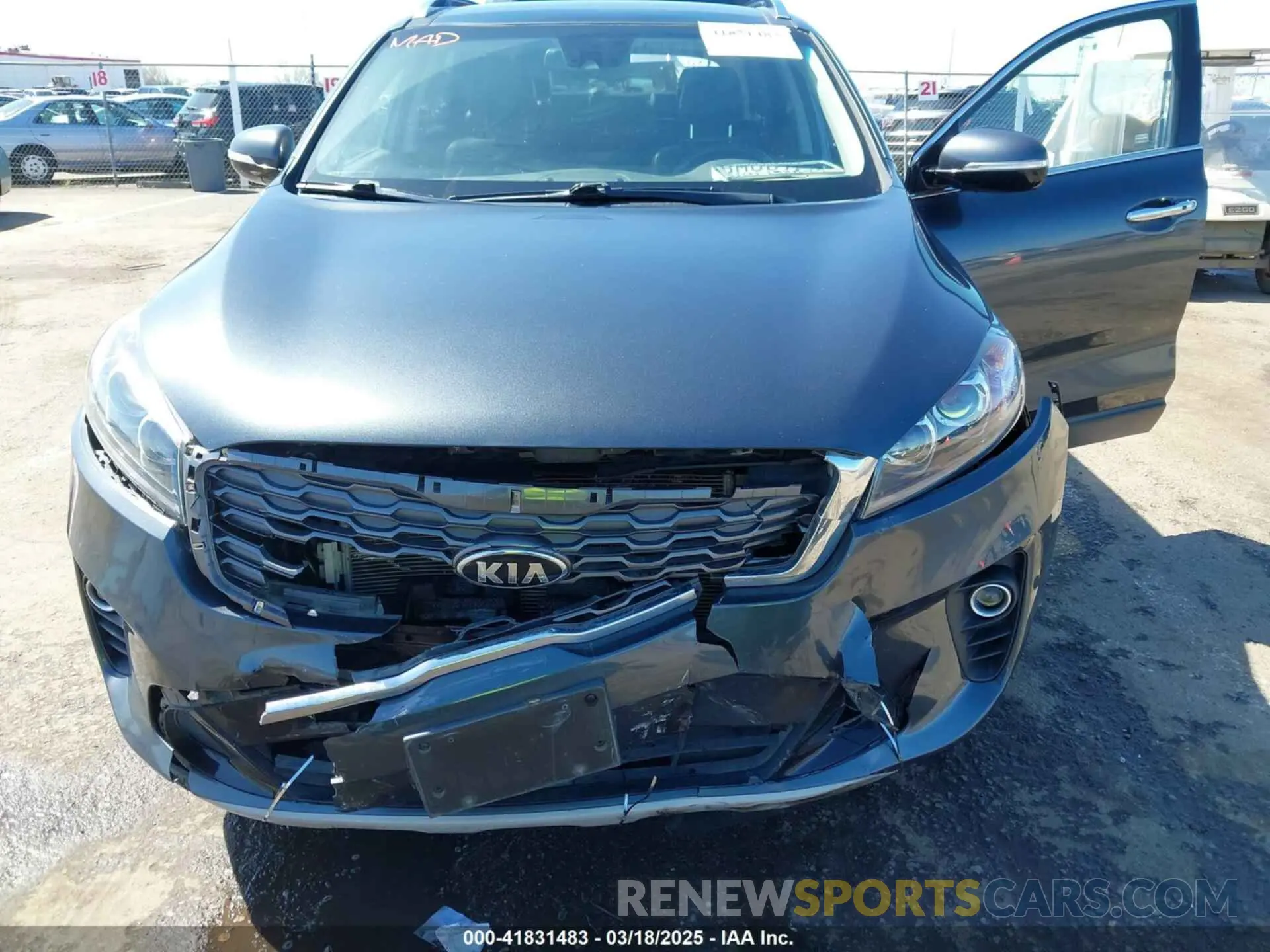 6 Photograph of a damaged car 5XYPHDA58KG608564 KIA SORENTO 2019