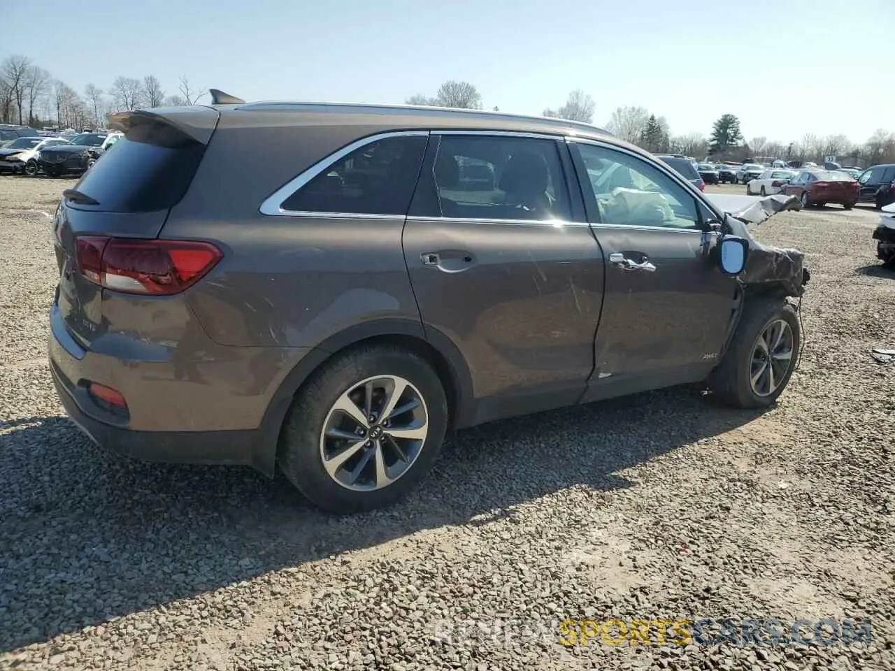 3 Photograph of a damaged car 5XYPHDA59KG448467 KIA SORENTO 2019