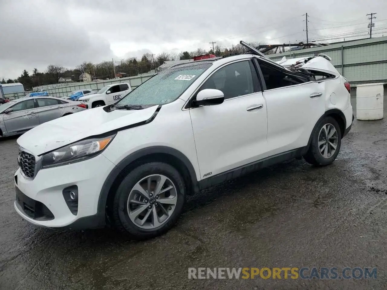1 Photograph of a damaged car 5XYPHDA5XKG447571 KIA SORENTO 2019