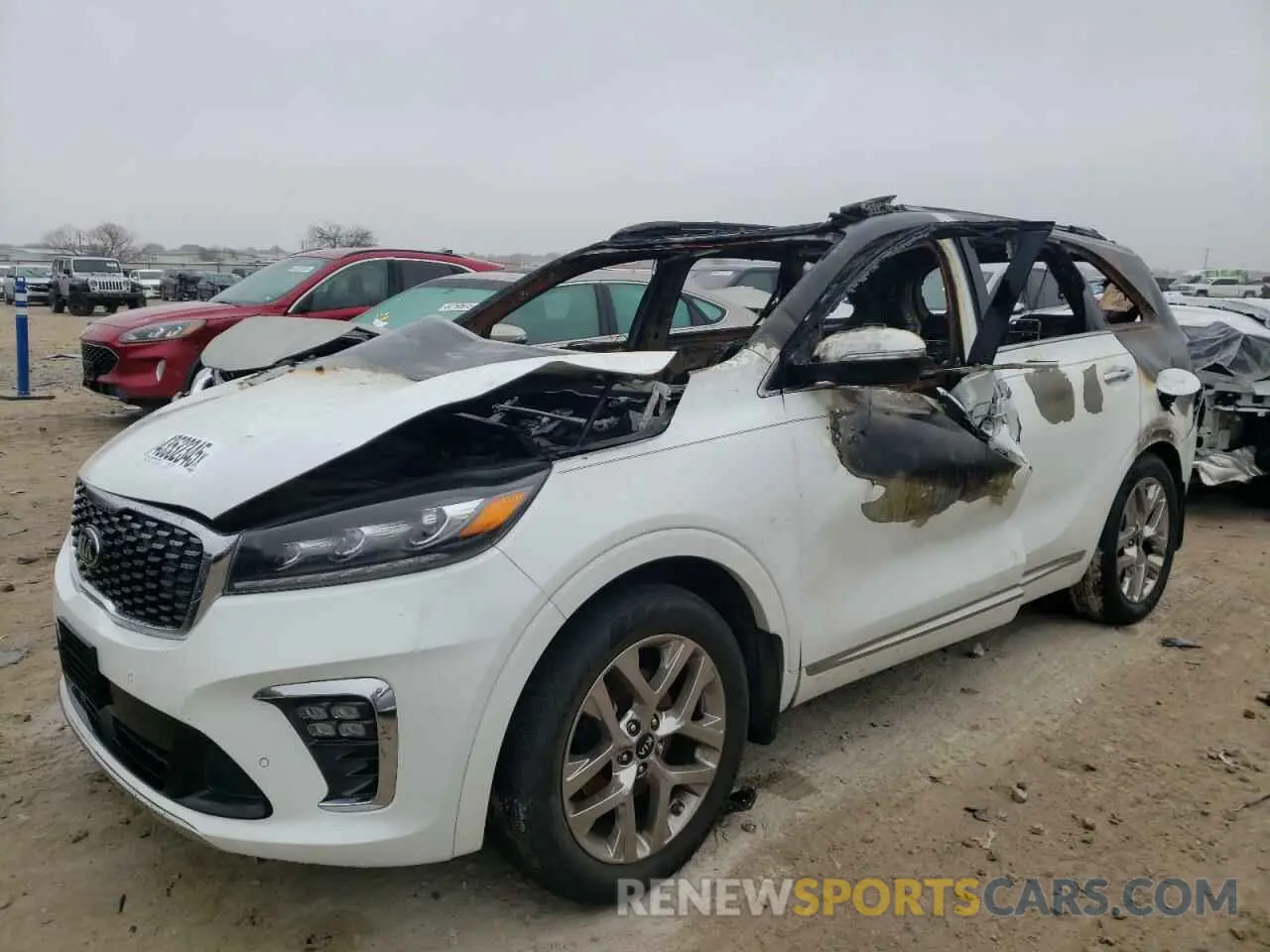 1 Photograph of a damaged car 5XYPK4A50KG473341 KIA SORENTO 2019