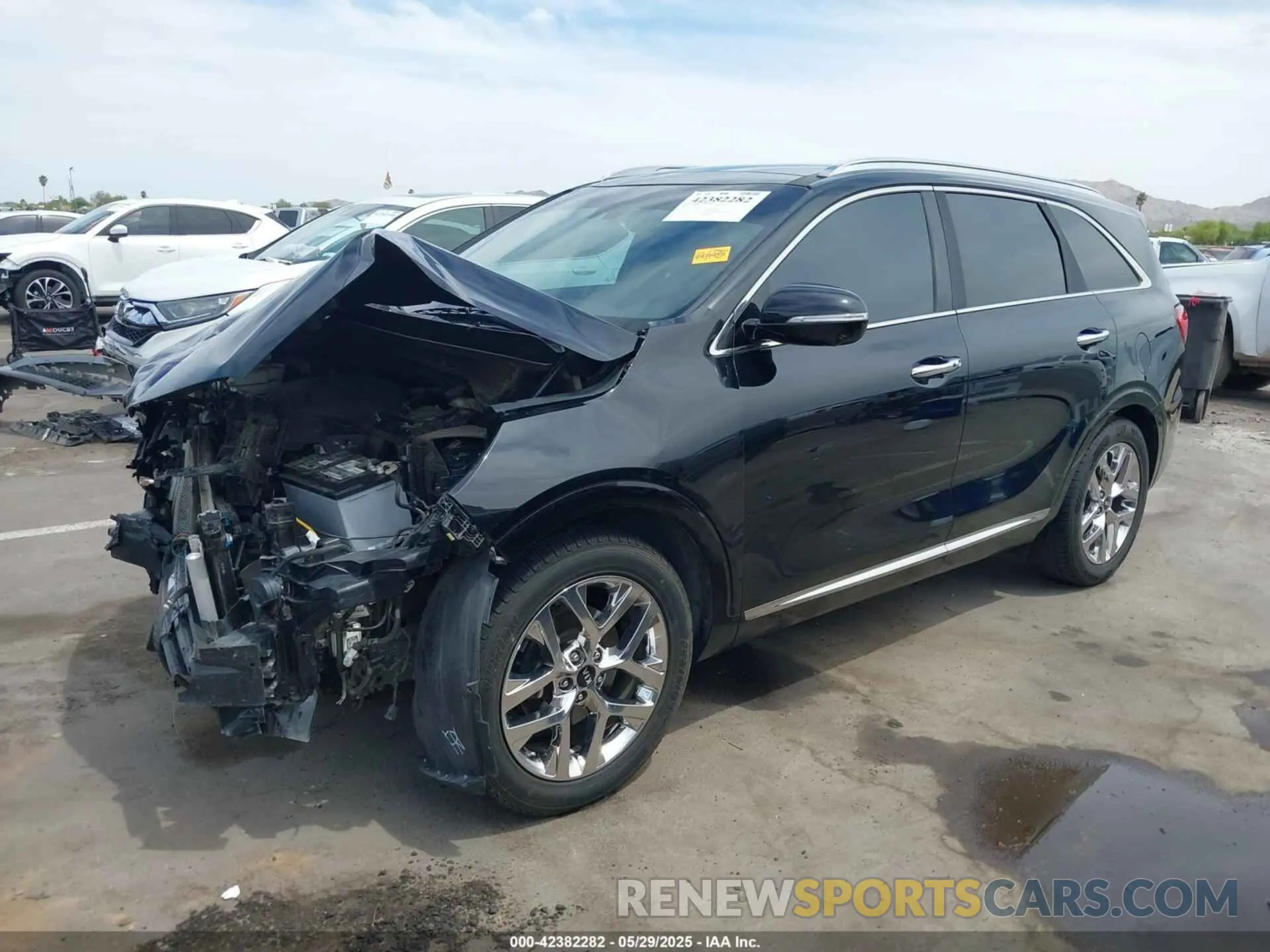2 Photograph of a damaged car 5XYPK4A51KG525088 KIA SORENTO 2019