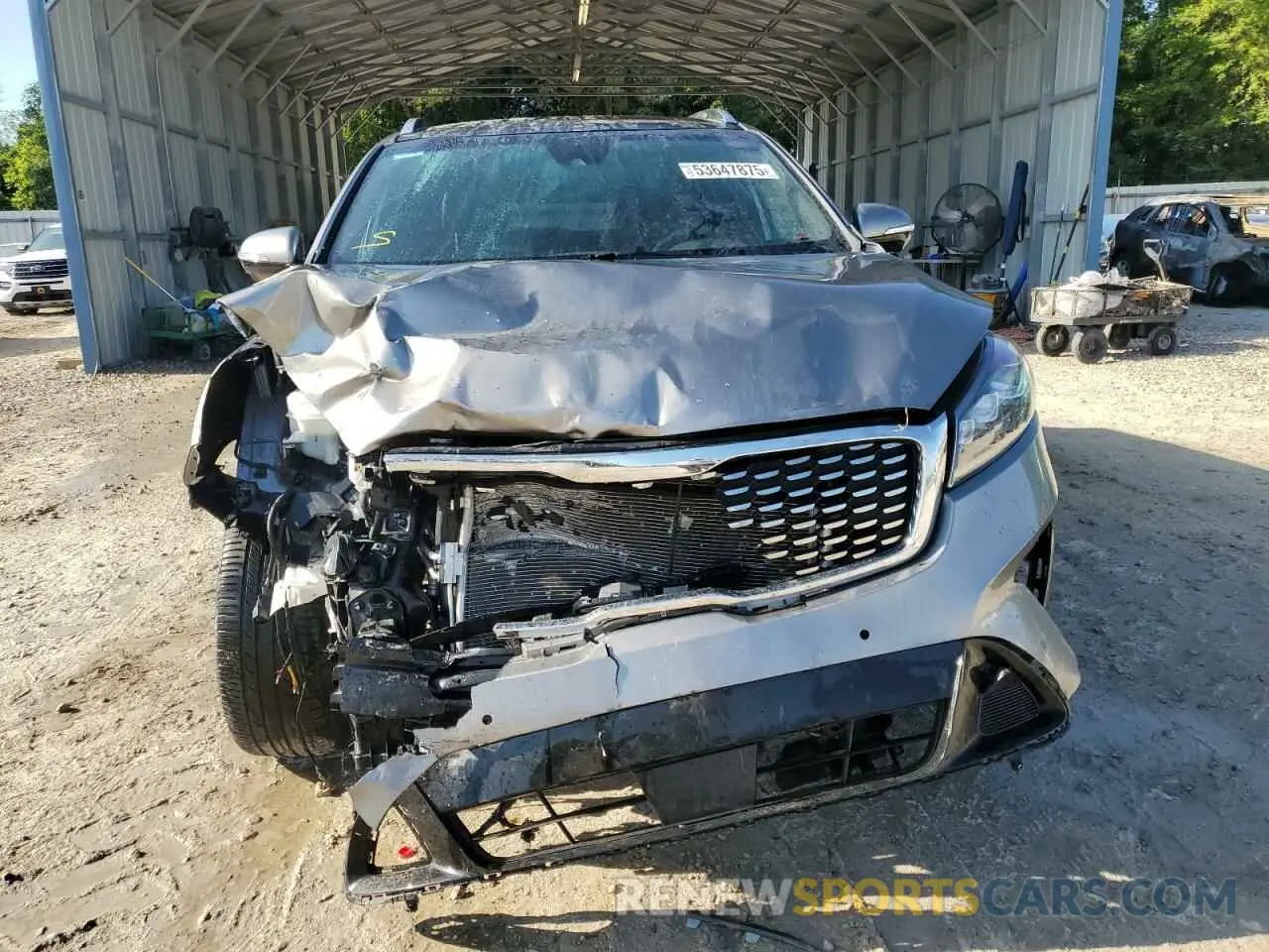 5 Photograph of a damaged car 5XYPK4A5XKG529740 KIA SORENTO 2019