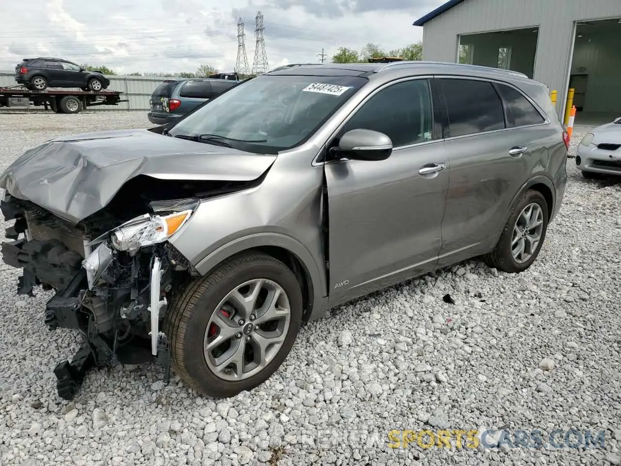 1 Photograph of a damaged car 5XYPKDA53KG505814 KIA SORENTO 2019