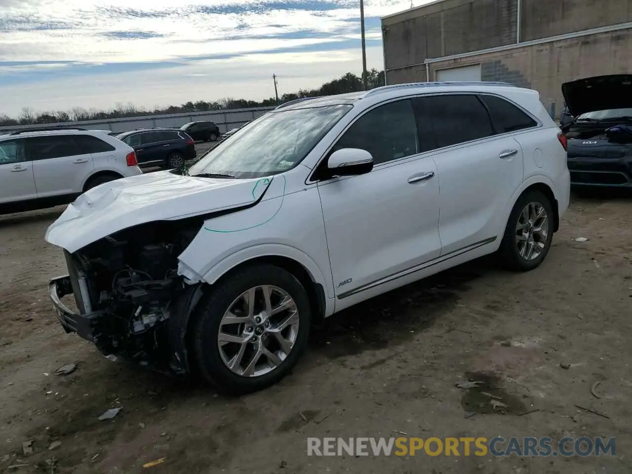 1 Photograph of a damaged car 5XYPKDA55KG534456 KIA SORENTO 2019