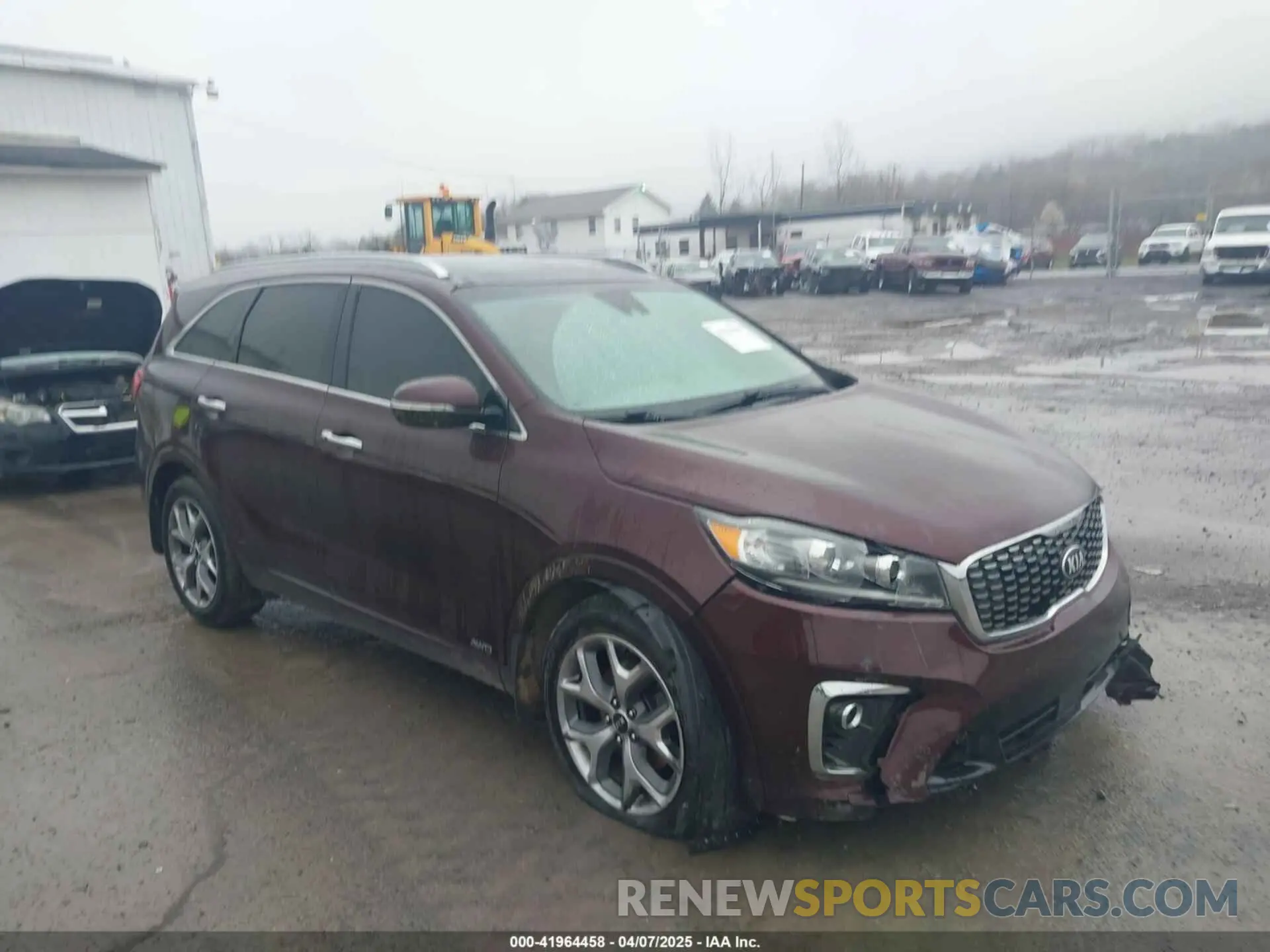 1 Photograph of a damaged car 5XYPKDA57KG533275 KIA SORENTO 2019