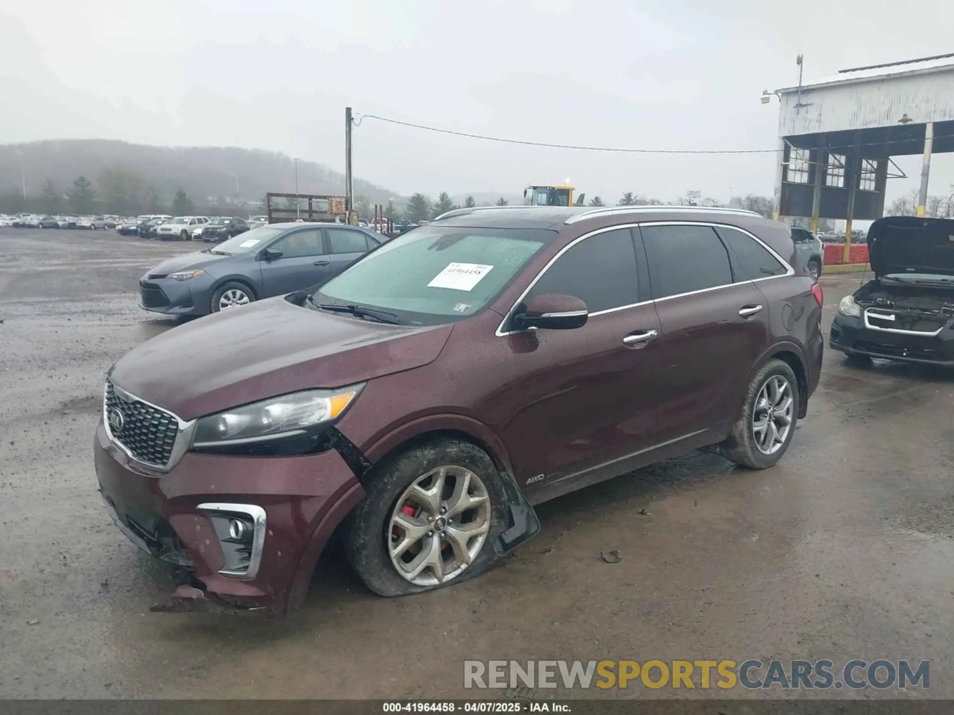 2 Photograph of a damaged car 5XYPKDA57KG533275 KIA SORENTO 2019
