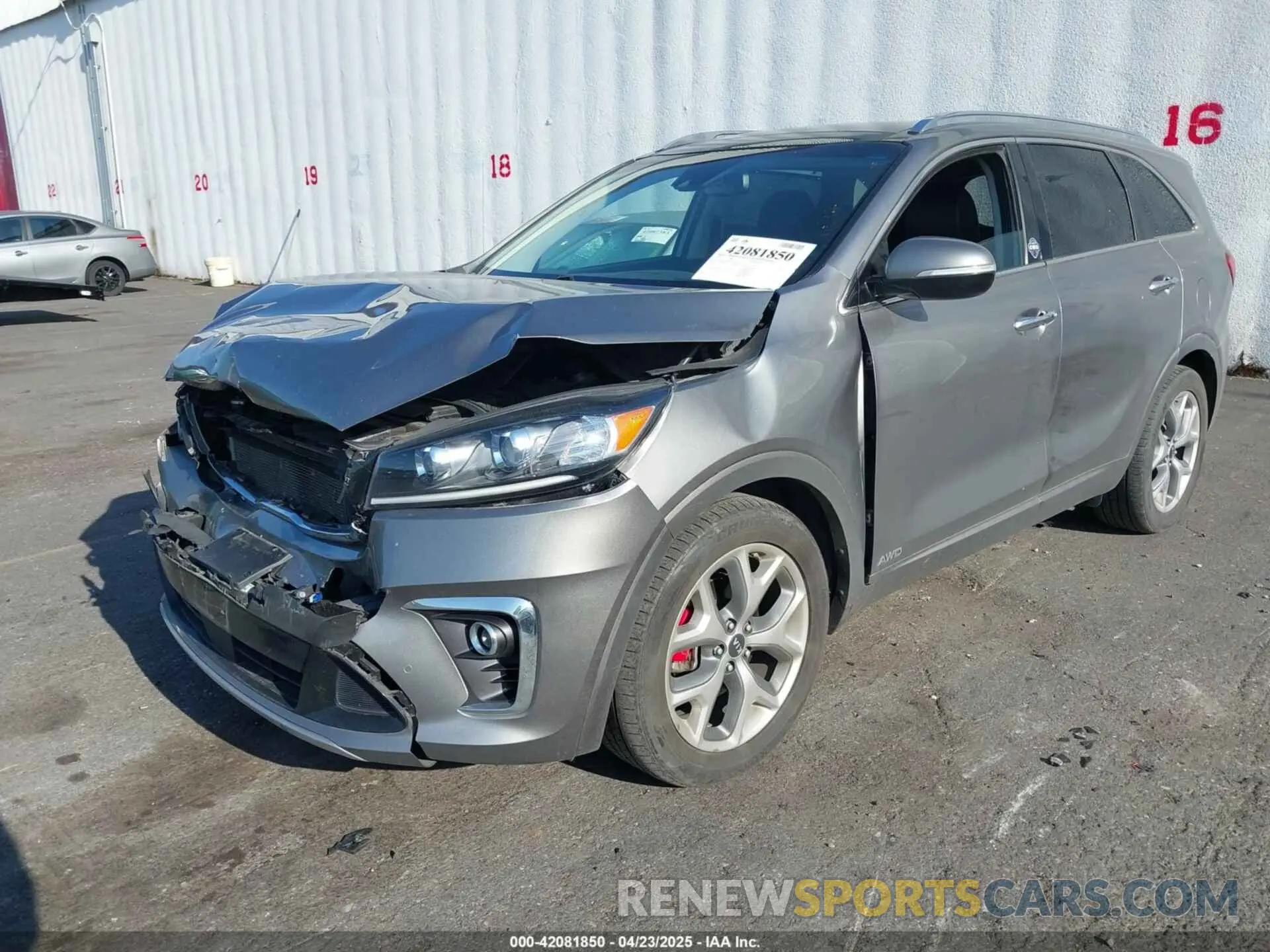 2 Photograph of a damaged car 5XYPKDA57KG534944 KIA SORENTO 2019